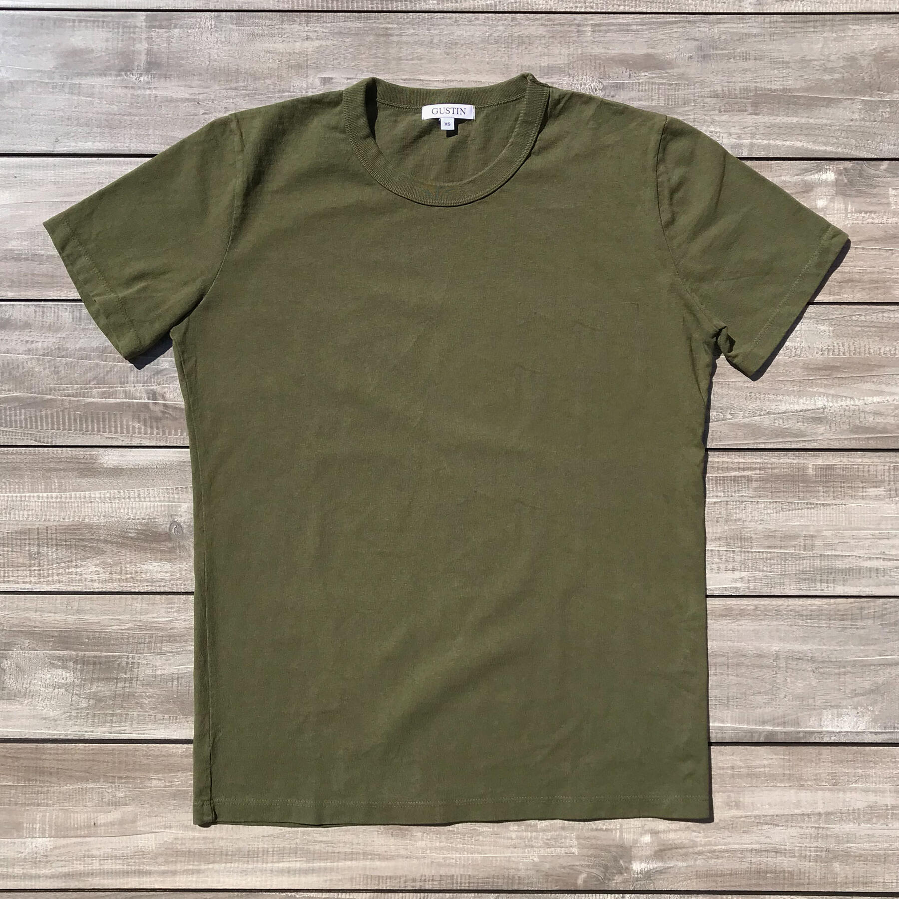 gustin heavyweight t-shirt 2 pack (army green)