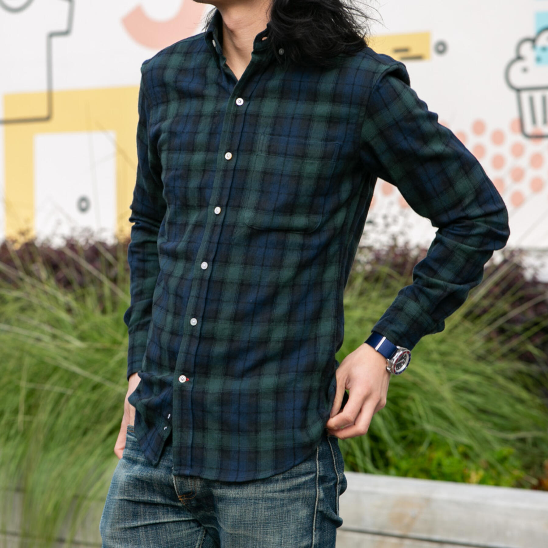 gustin #639 wool flow - blackwatch