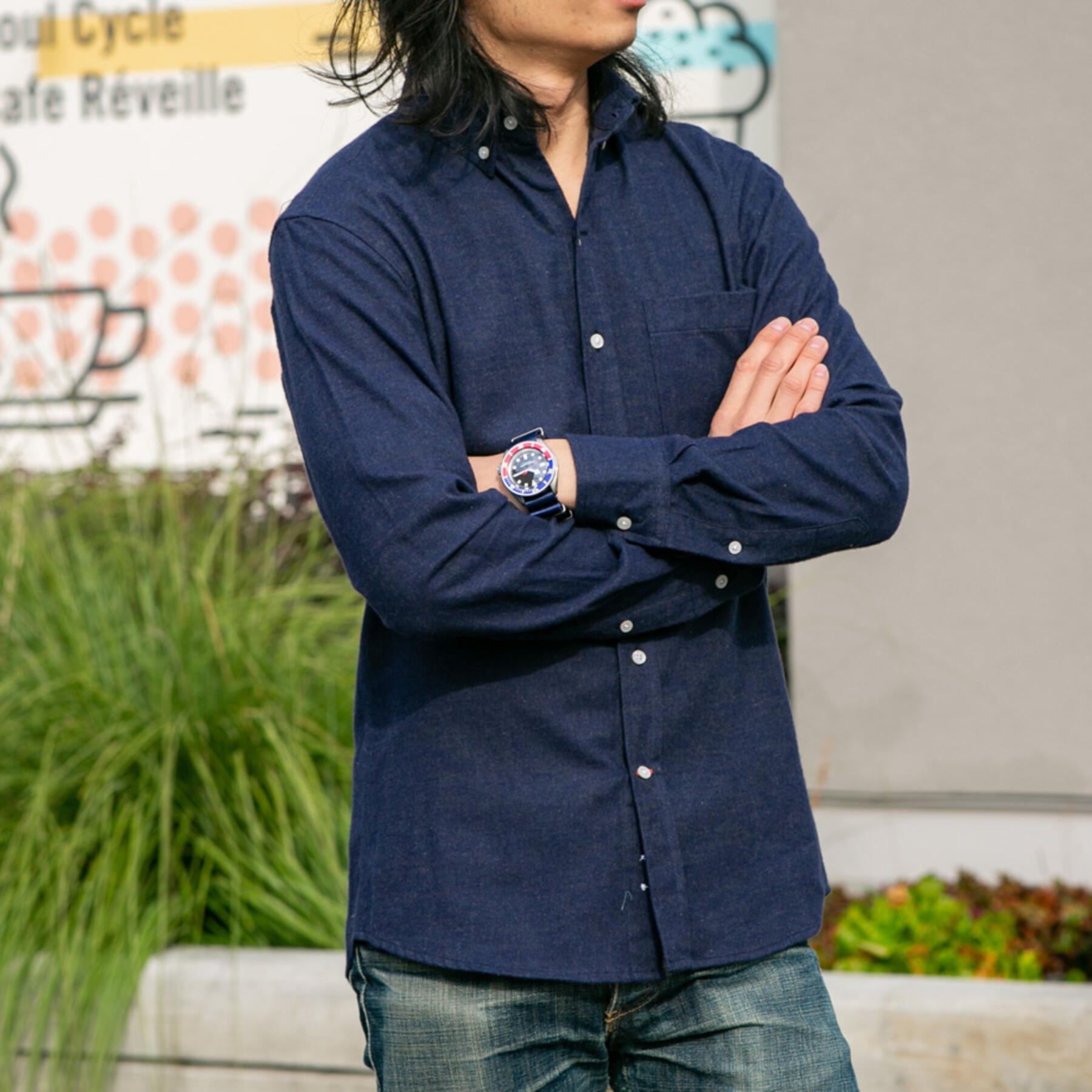 gustin #650 indigo ultrasoft twill