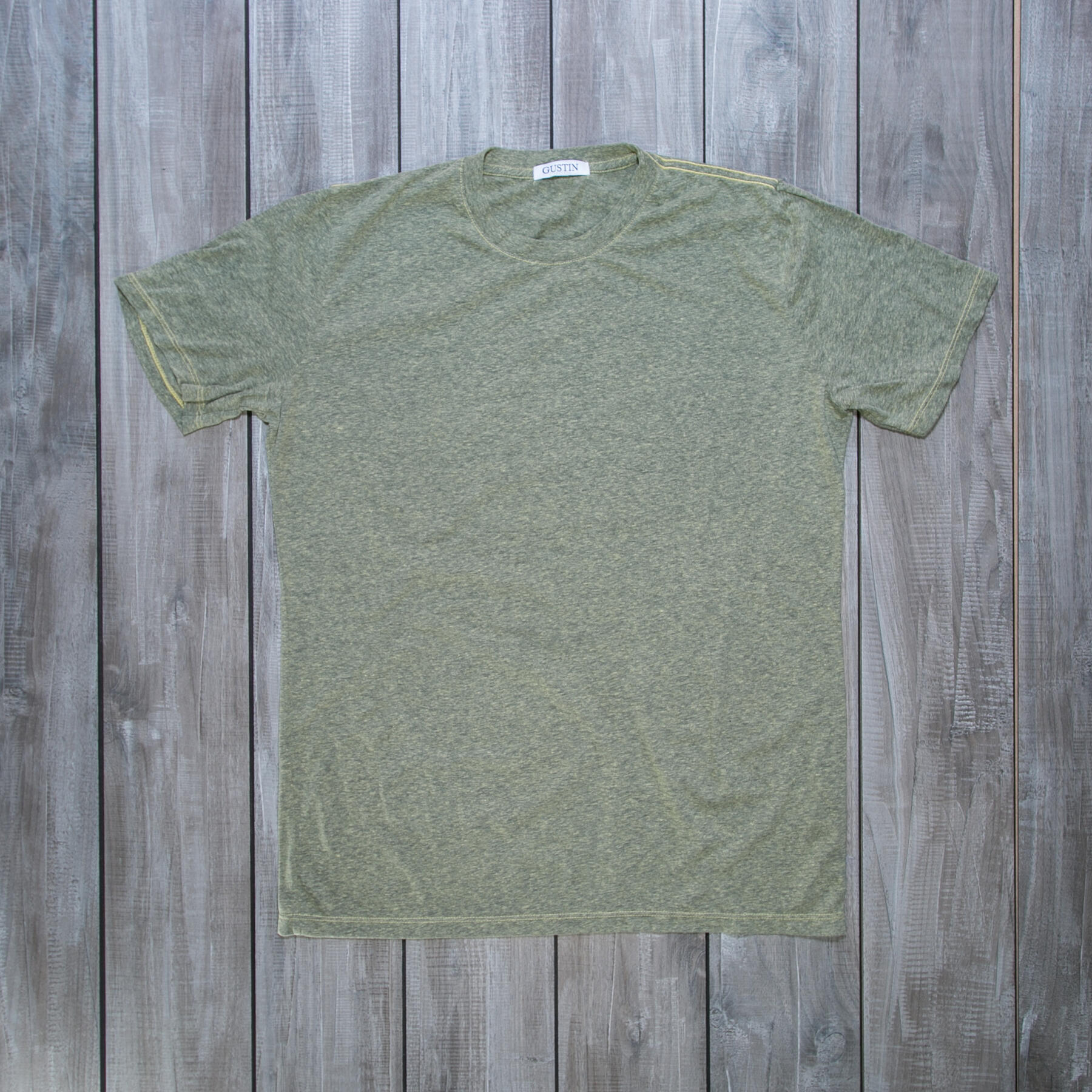gustin usa heather t-shirt 3pk (gunmetal, sea blue, citron)