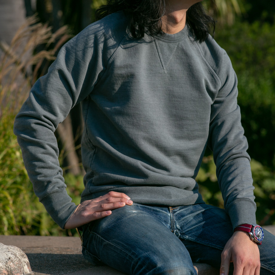 USA Crewneck Sweatshirt - Stone | Gustin Knits | Sweatshirts