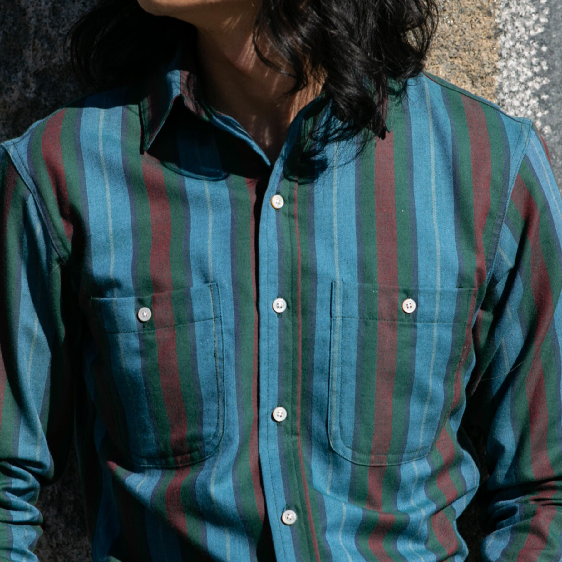 gustin #653 vintage wool stripe