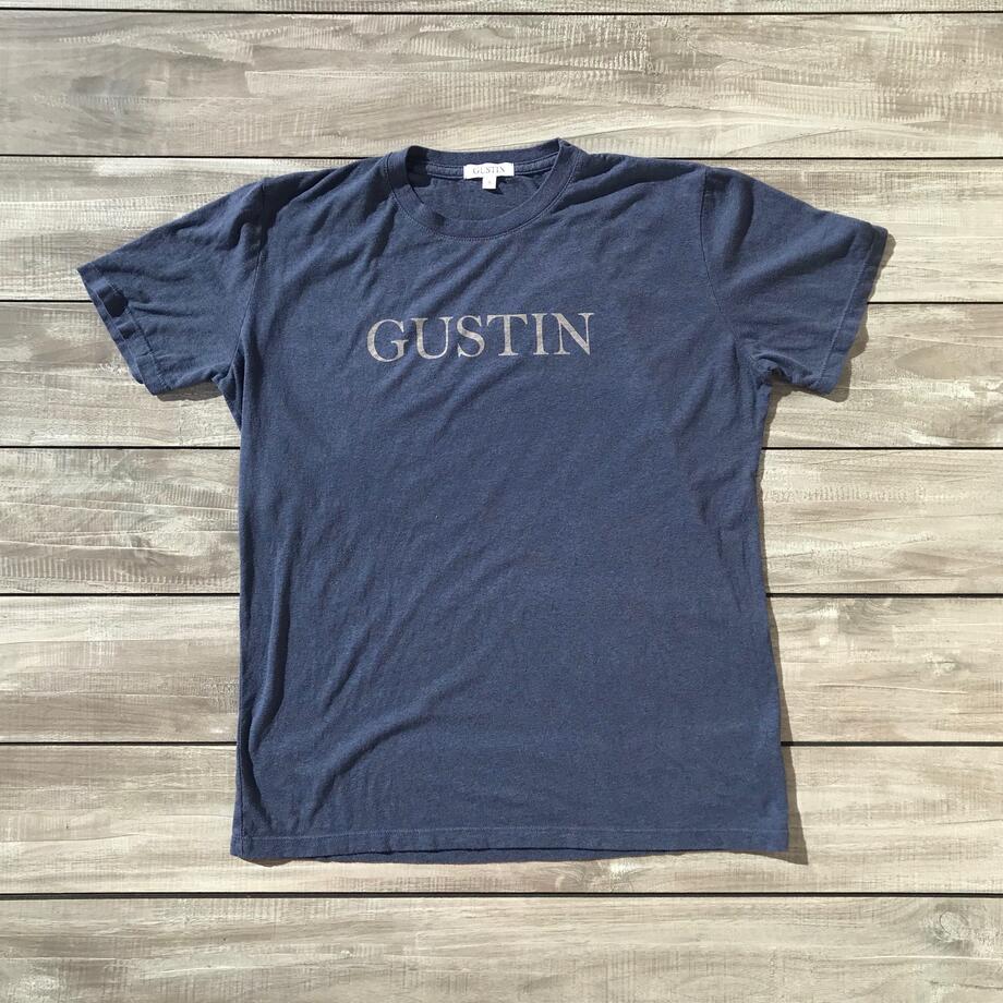 gustin logo t-shirt - heather ocean
