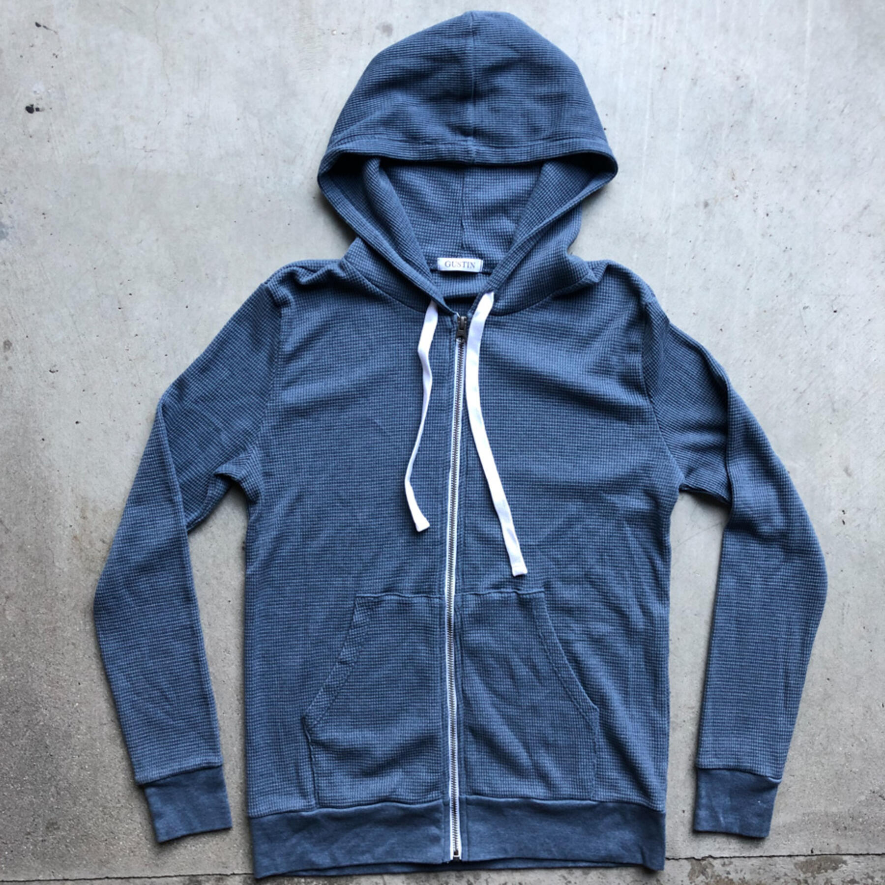 gustin waffle zip hoodie 3 pack