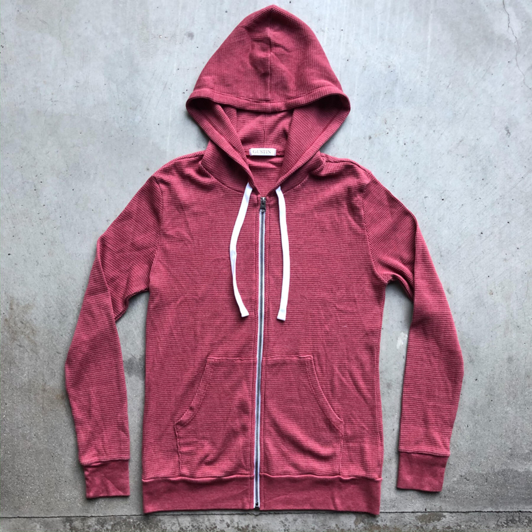 gustin waffle zip hoodie 3 pack