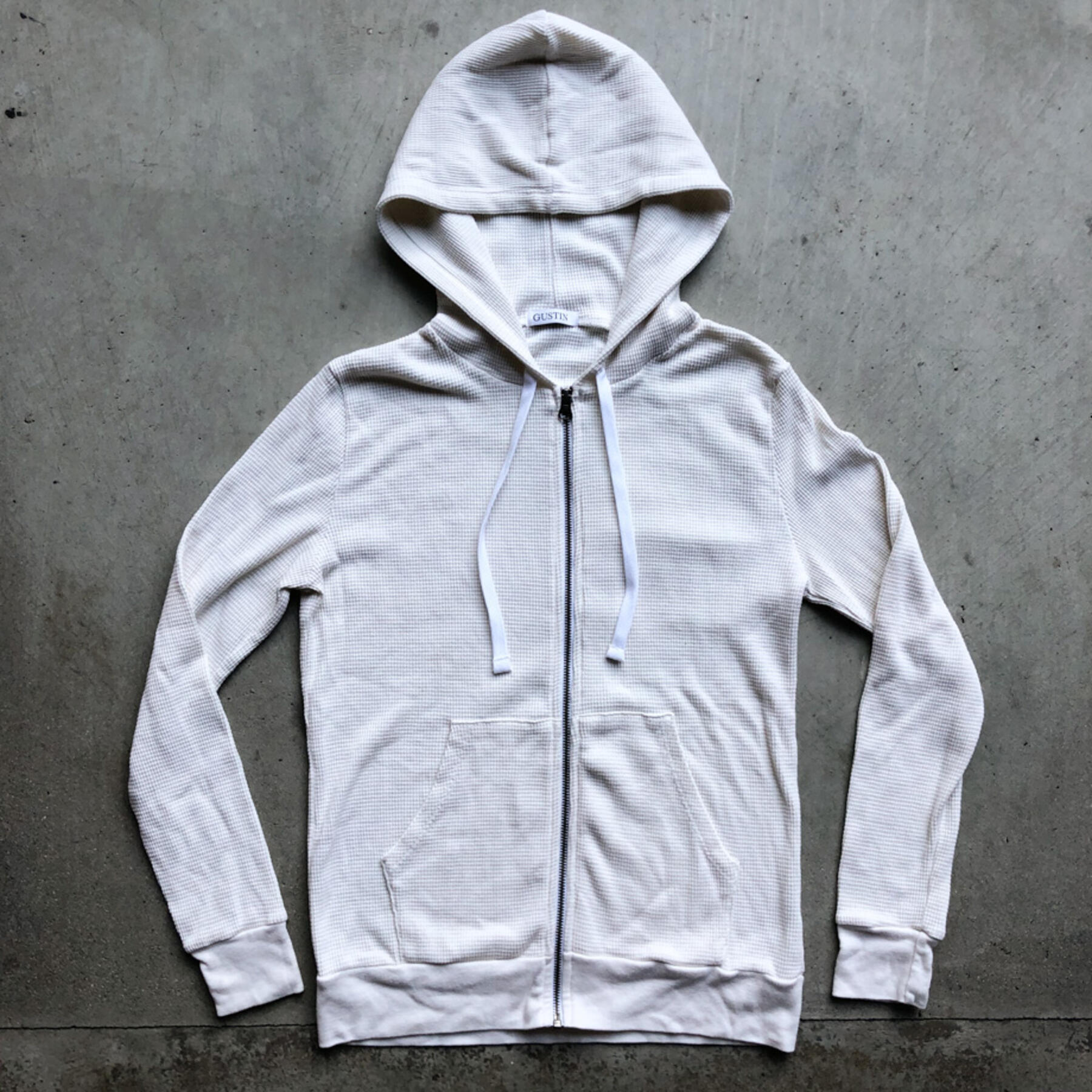 gustin waffle zip hoodie 3 pack