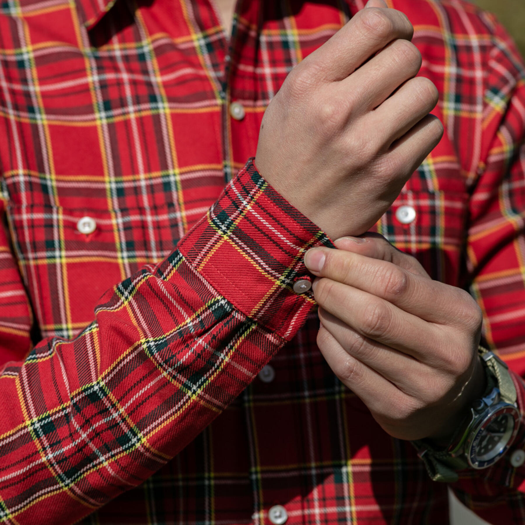 gustin #654 superheavy twill - red