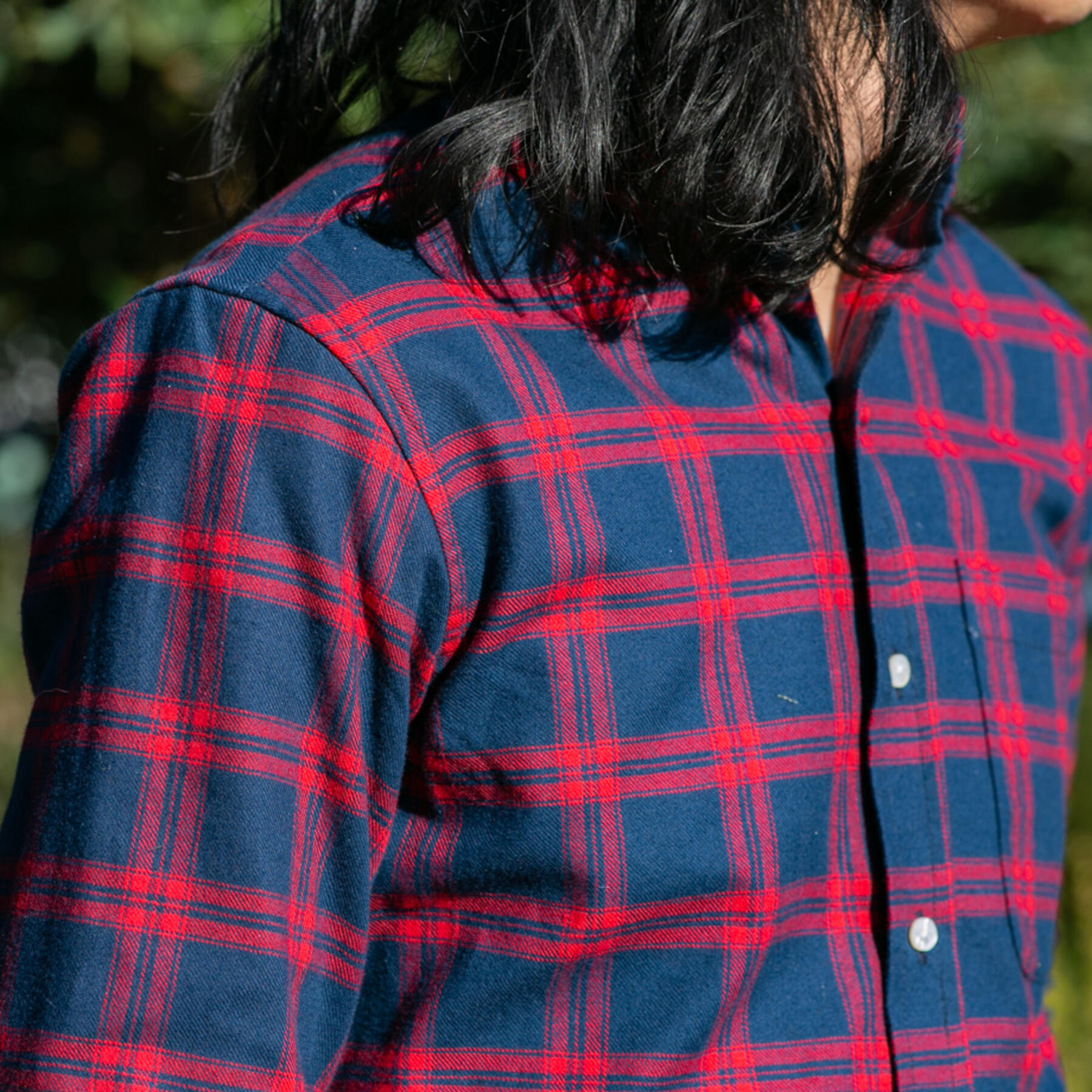 gustin #658 navy fire flannel