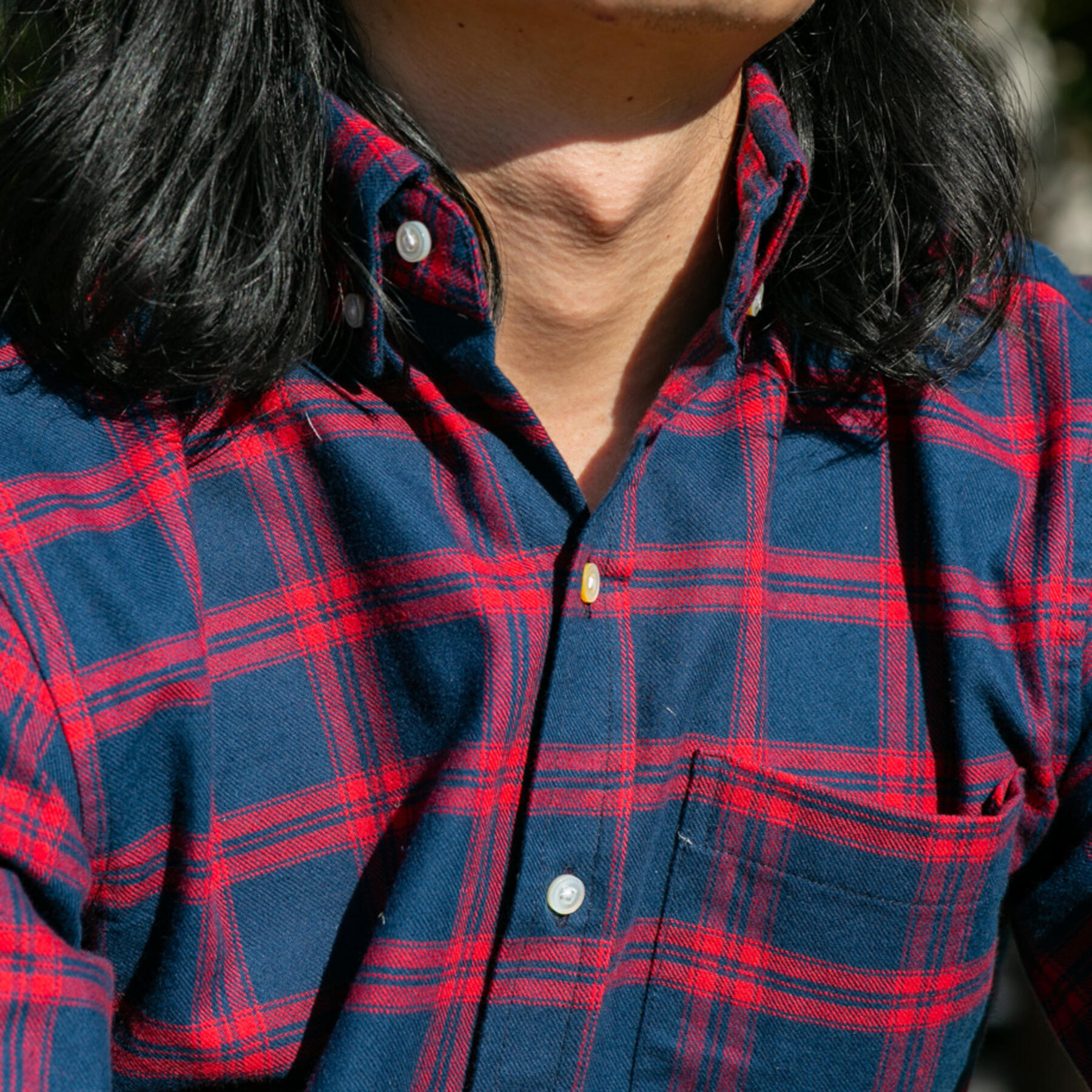 gustin #658 navy fire flannel