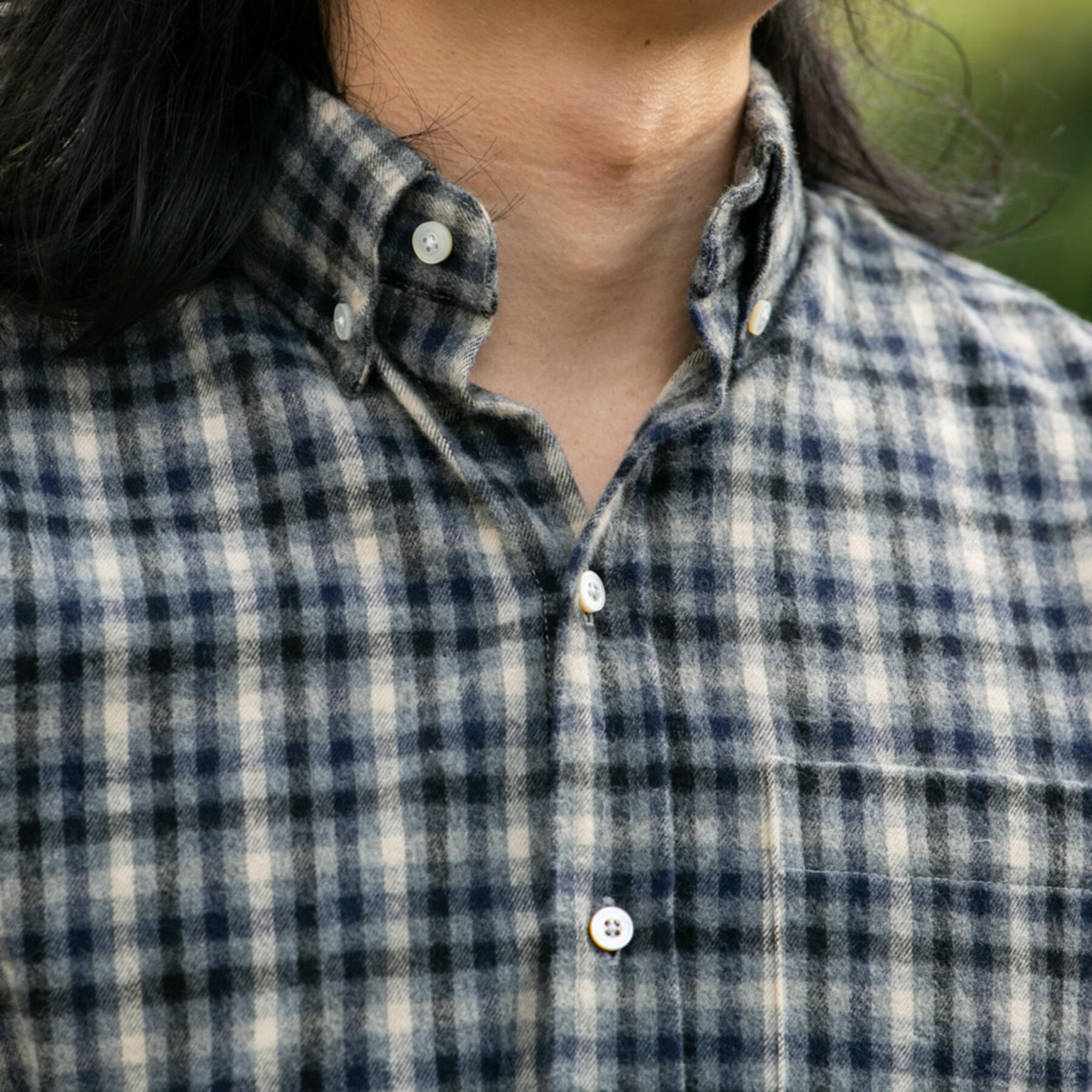 gustin #705 stone blue flannel