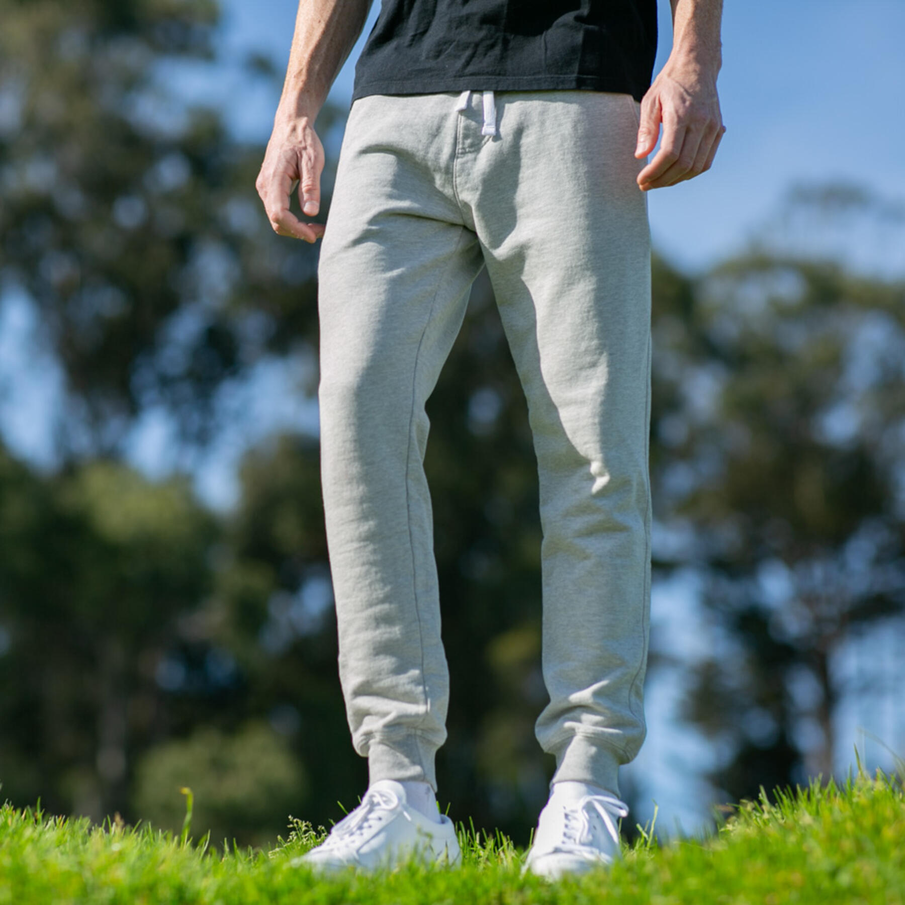 gustin sweatpants - heather grey