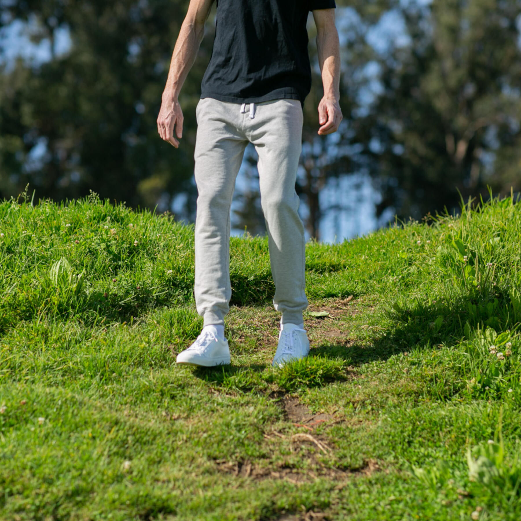 gustin sweatpants - heather grey
