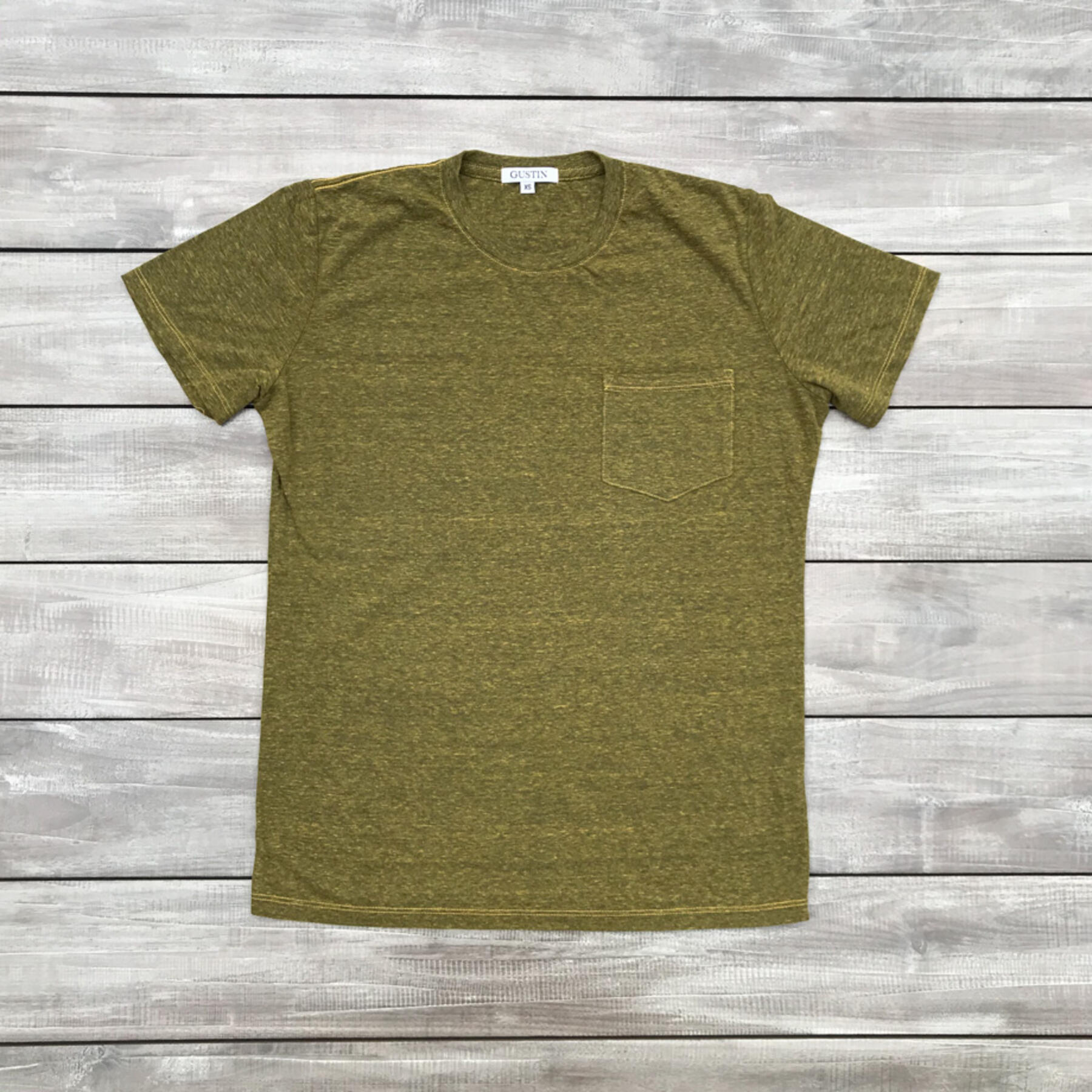 gustin heather pocket t-shirt 3pk - forest collection
