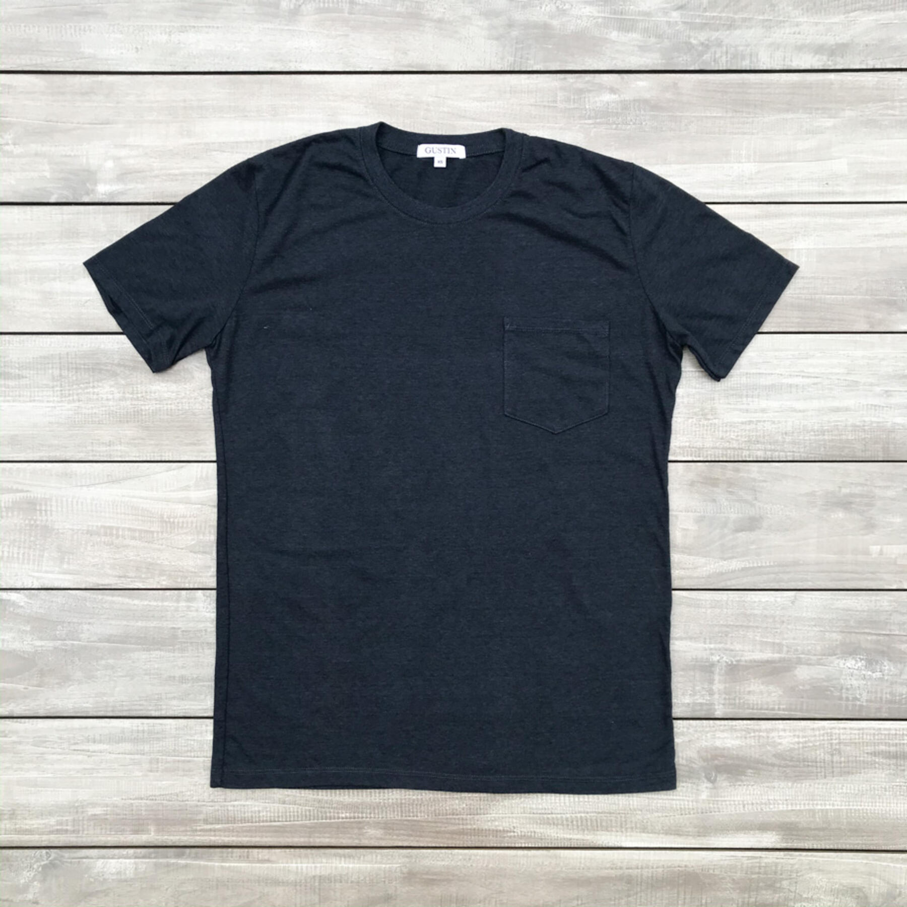 gustin heather pocket t-shirt 3pk - blues collection