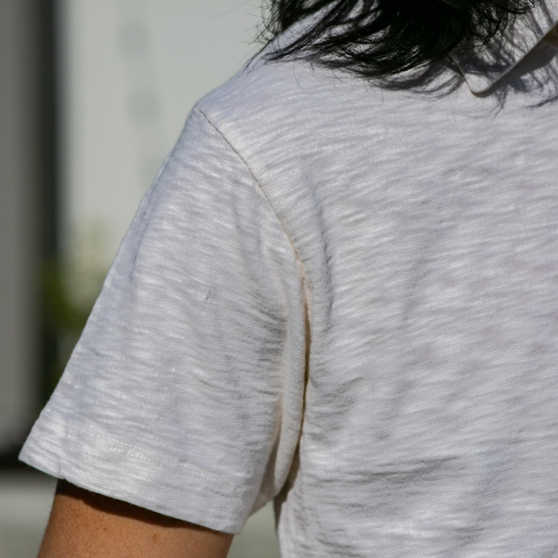 gustin american slub polo - natural