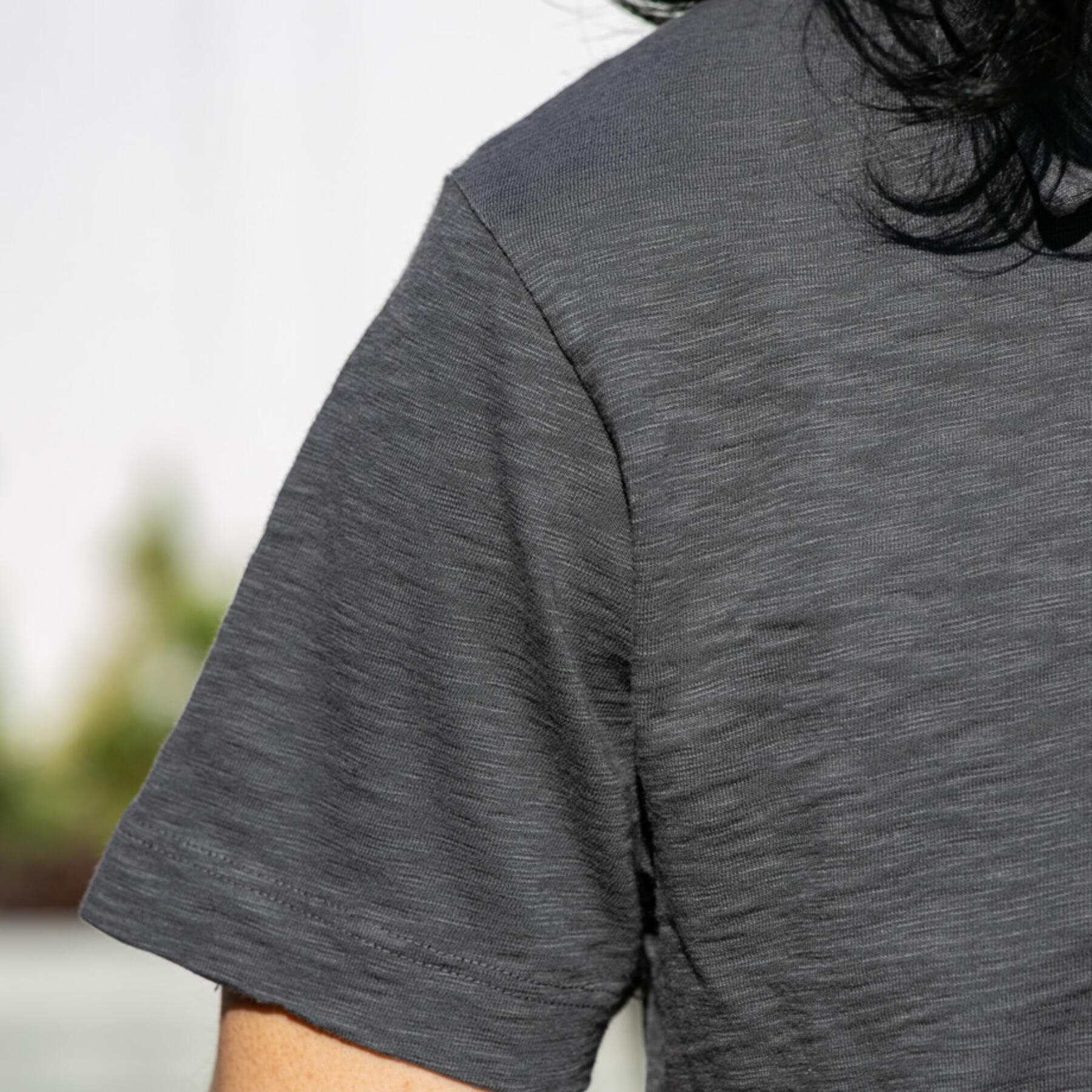 gustin american slub polo - graphite