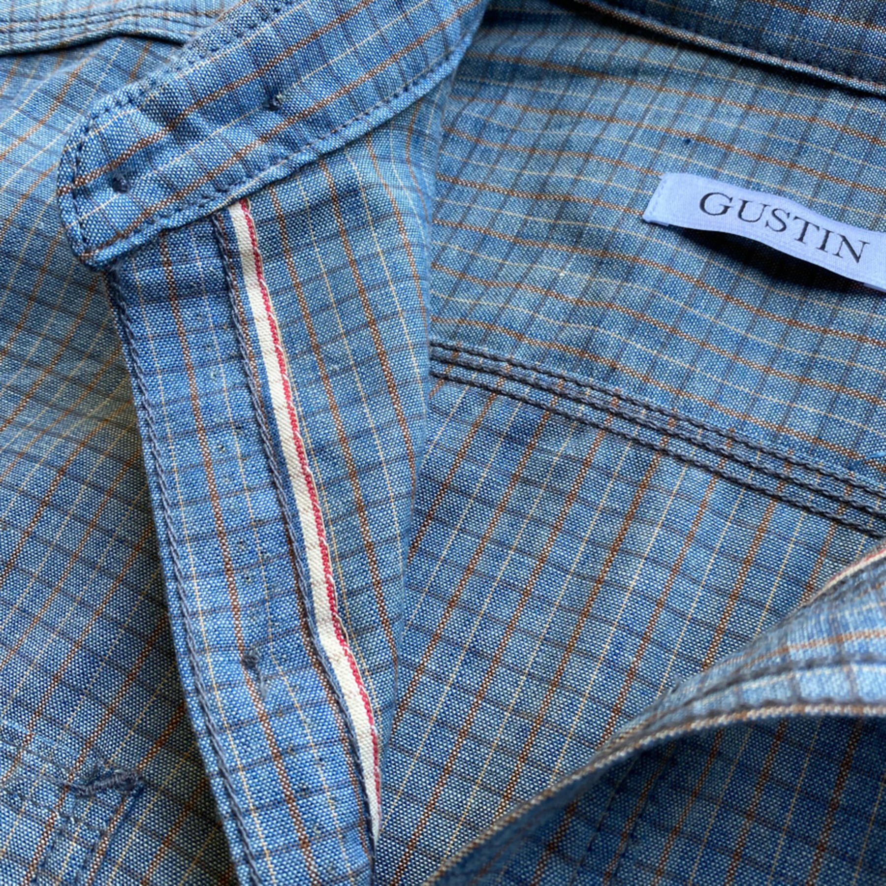 gustin #35 antique chambray workshirt