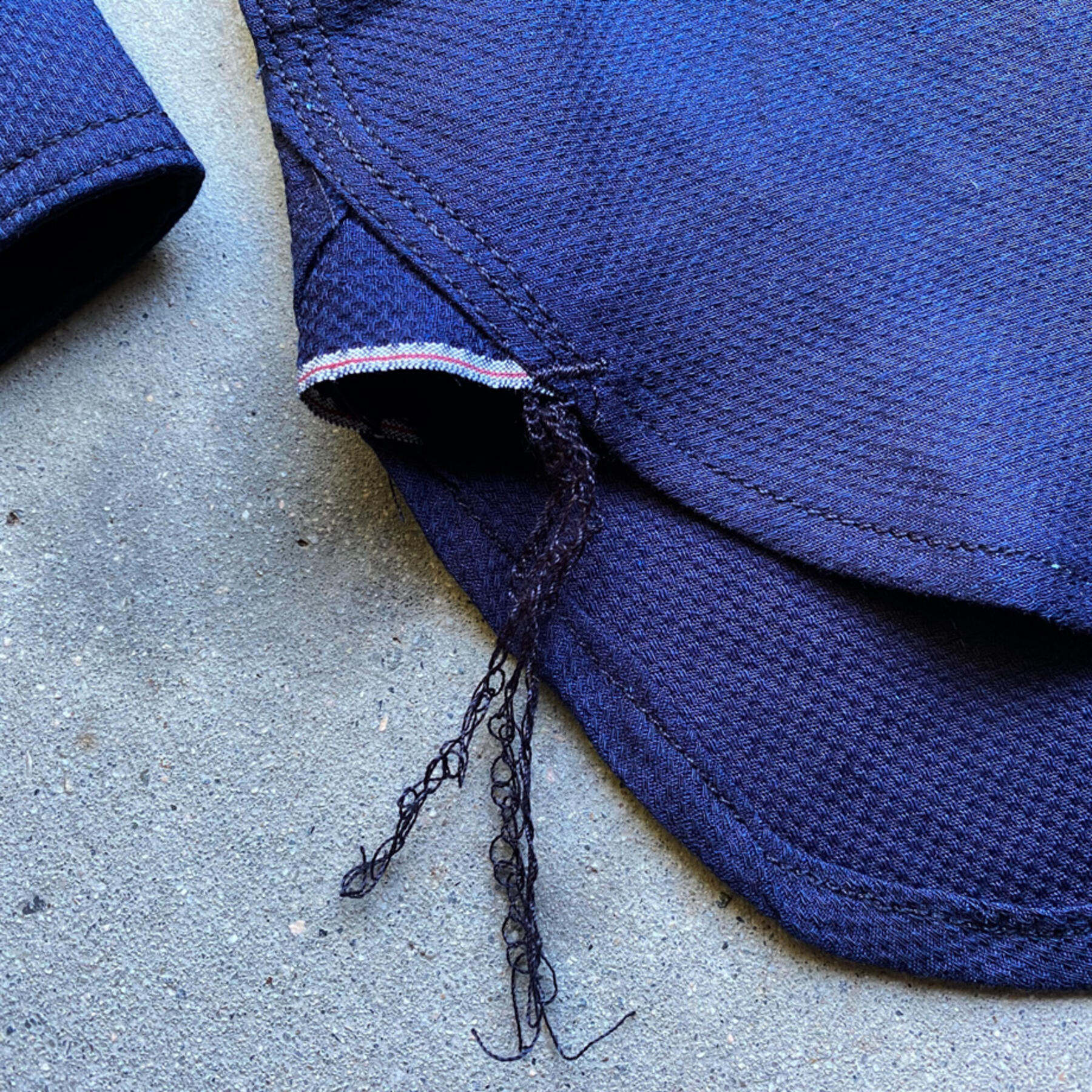 gustin #42 indigo doby workshirt