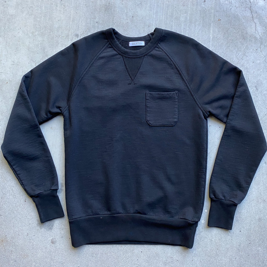 Pocket Sweatshirt - Black | Gustin | Knits | Sweatshirts