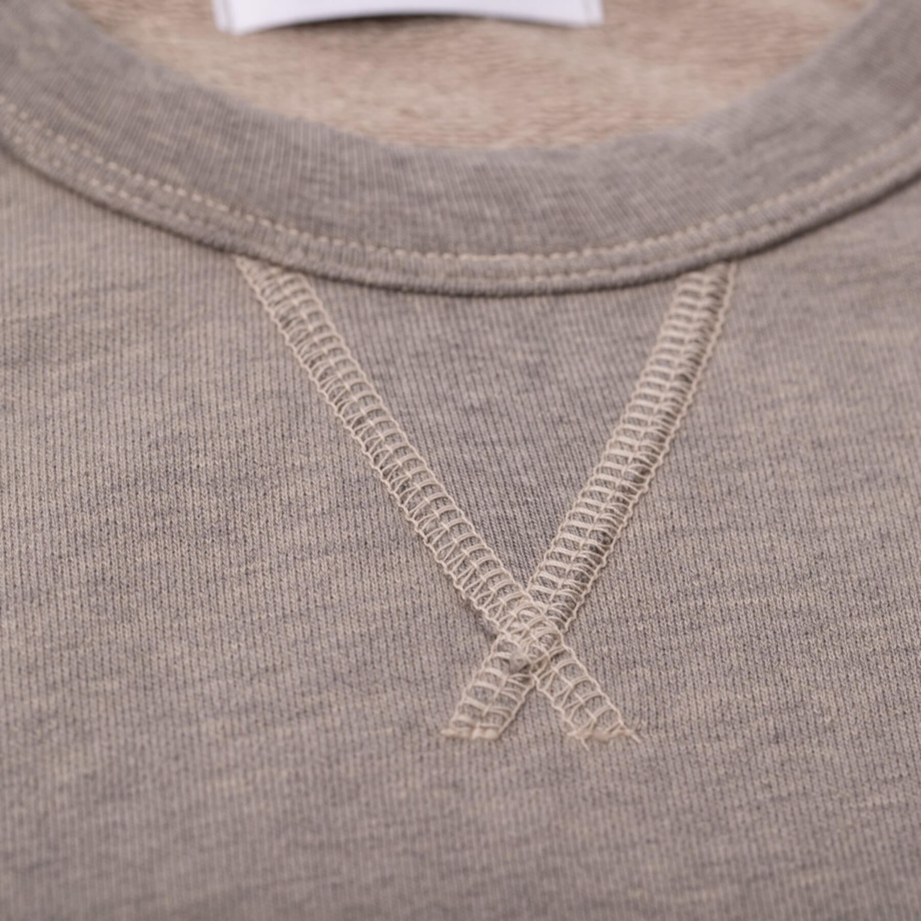 gustin usa crewneck sweatshirt - putty