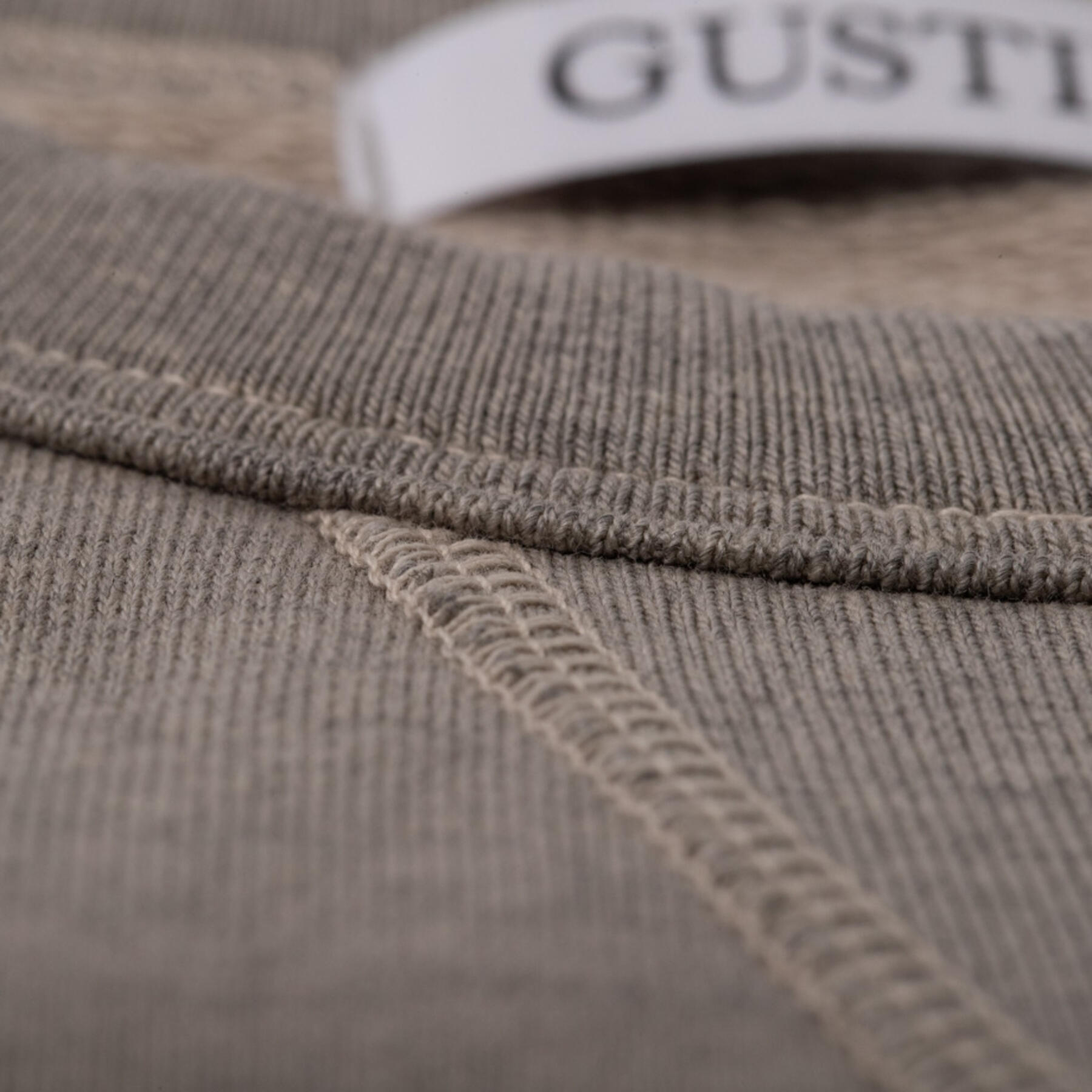 gustin usa crewneck sweatshirt - putty