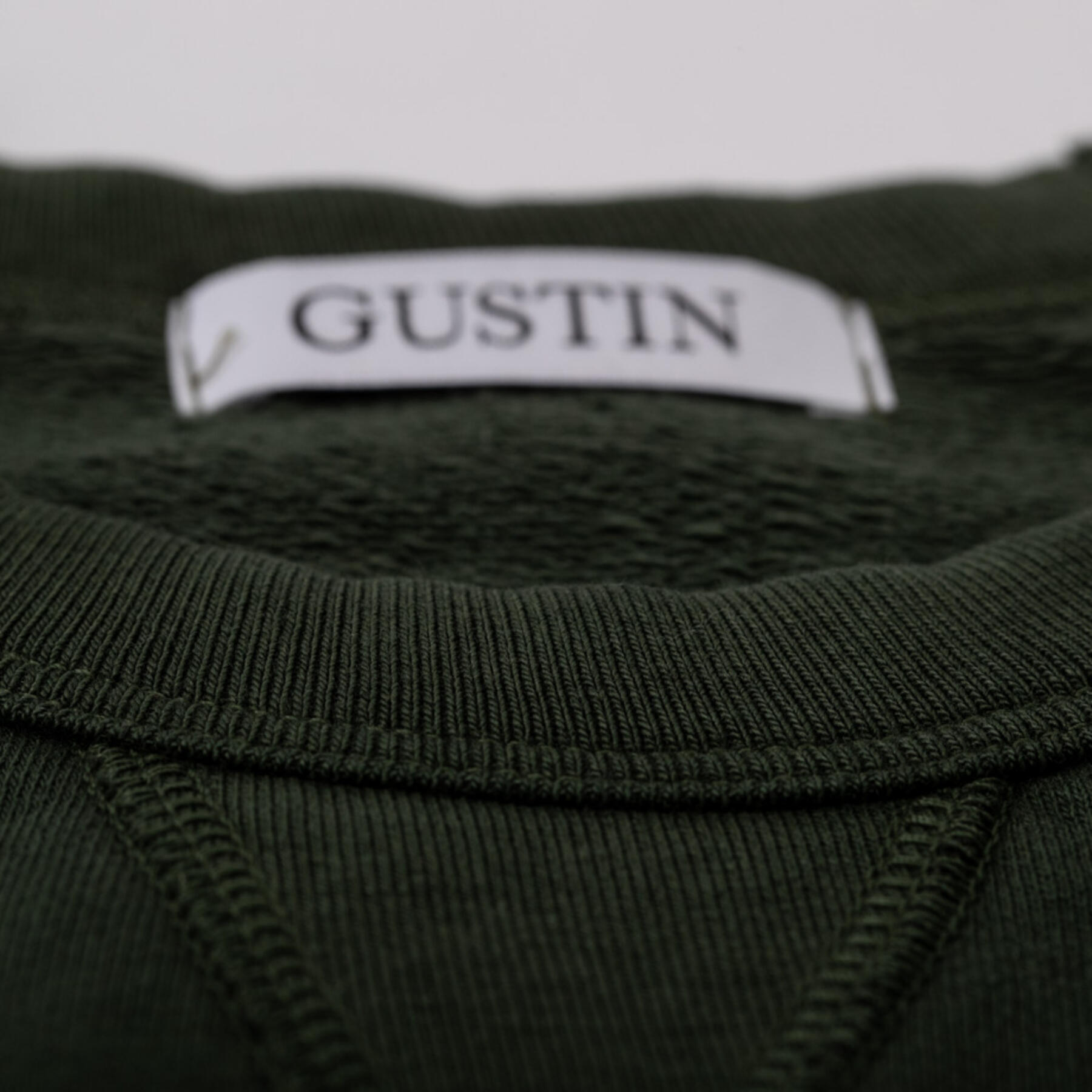 gustin usa crewneck sweatshirt - hunter green