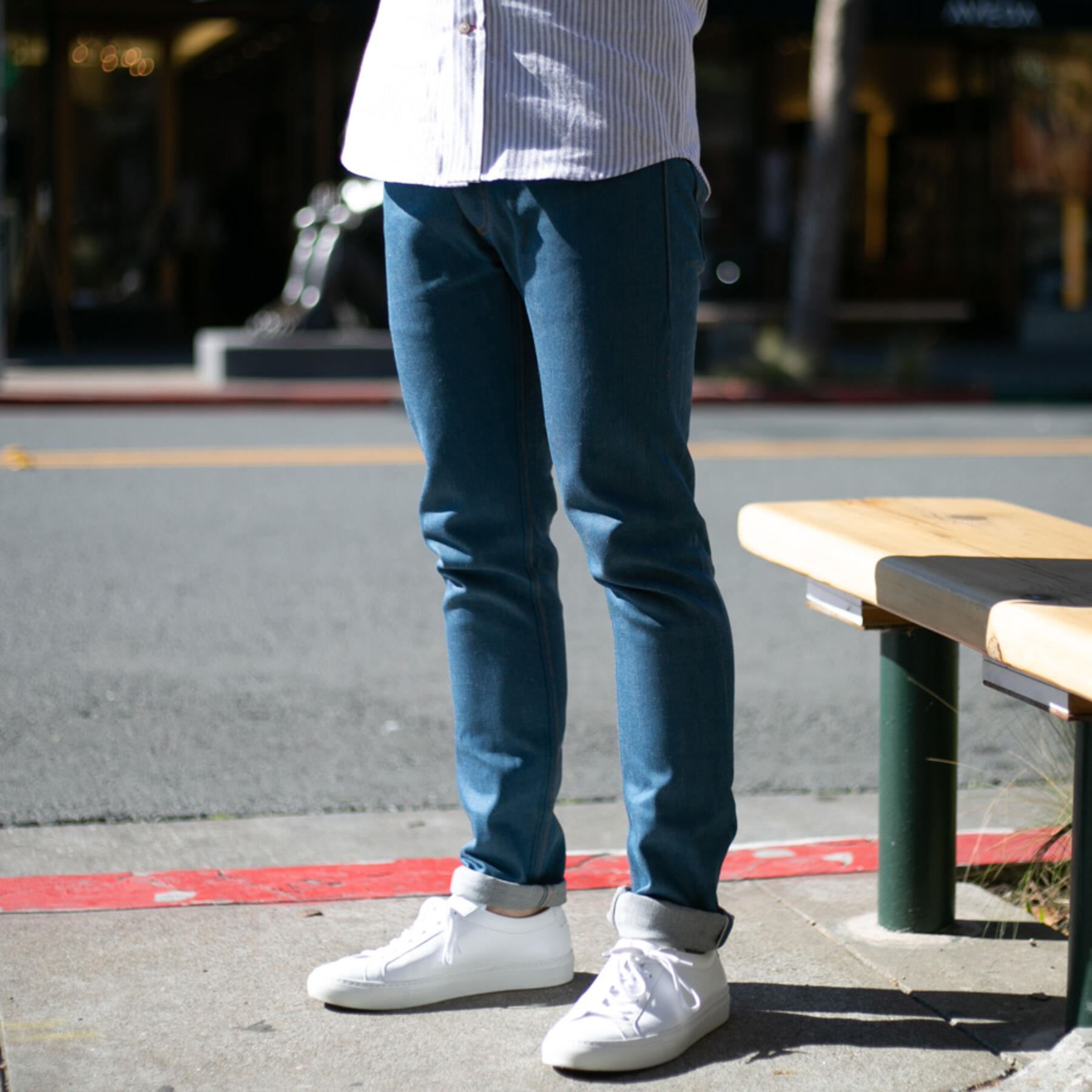 gustin #466 ocean reactive dye selvedge