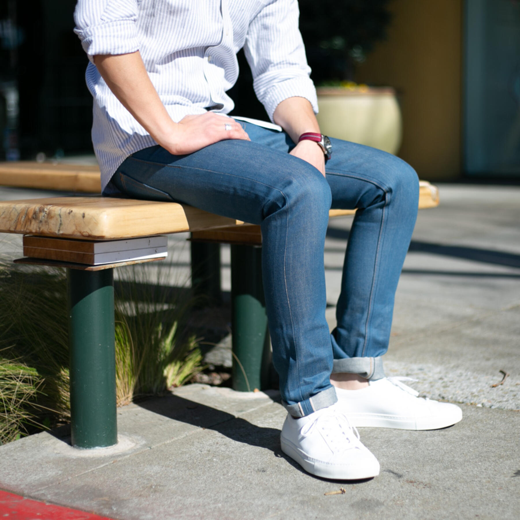 gustin #466 ocean reactive dye selvedge