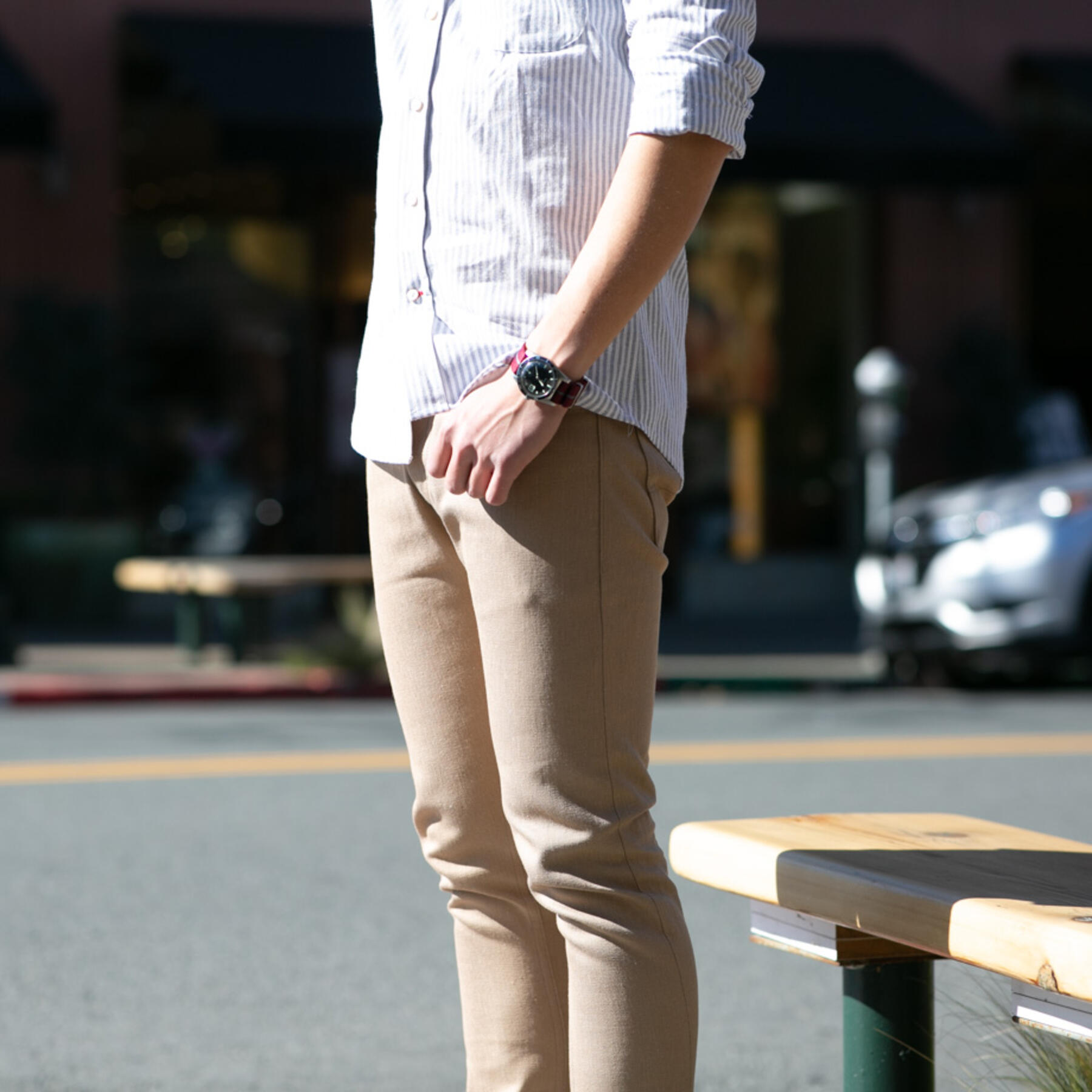 gustin #465 blond wood reactive dye selvedge