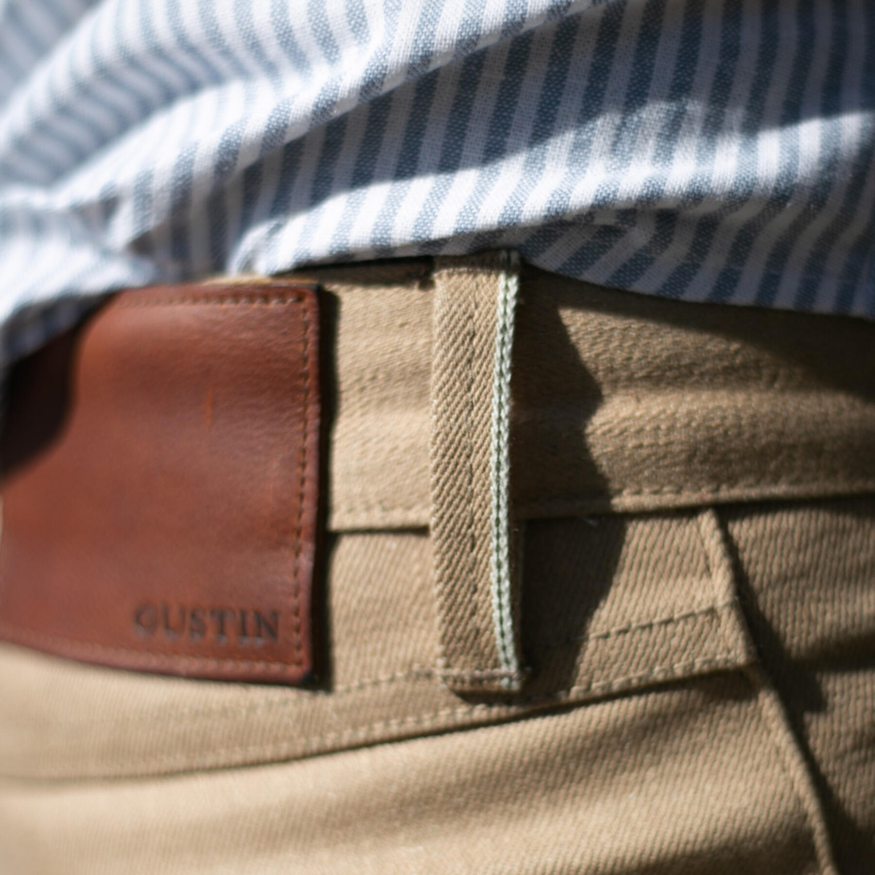 gustin #465 blond wood reactive dye selvedge