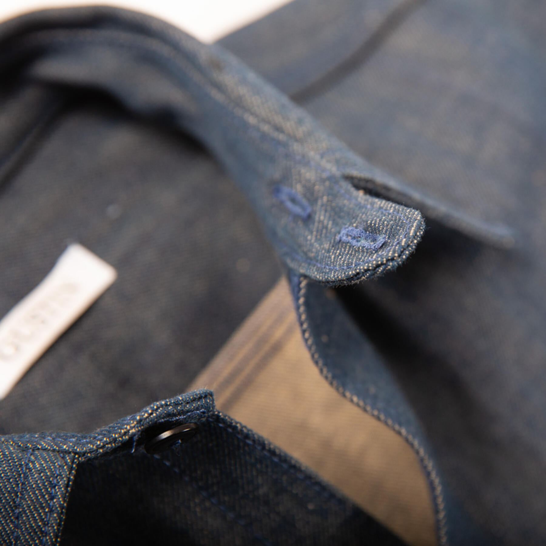 gustin #37 antique indigo selvedge workshirt