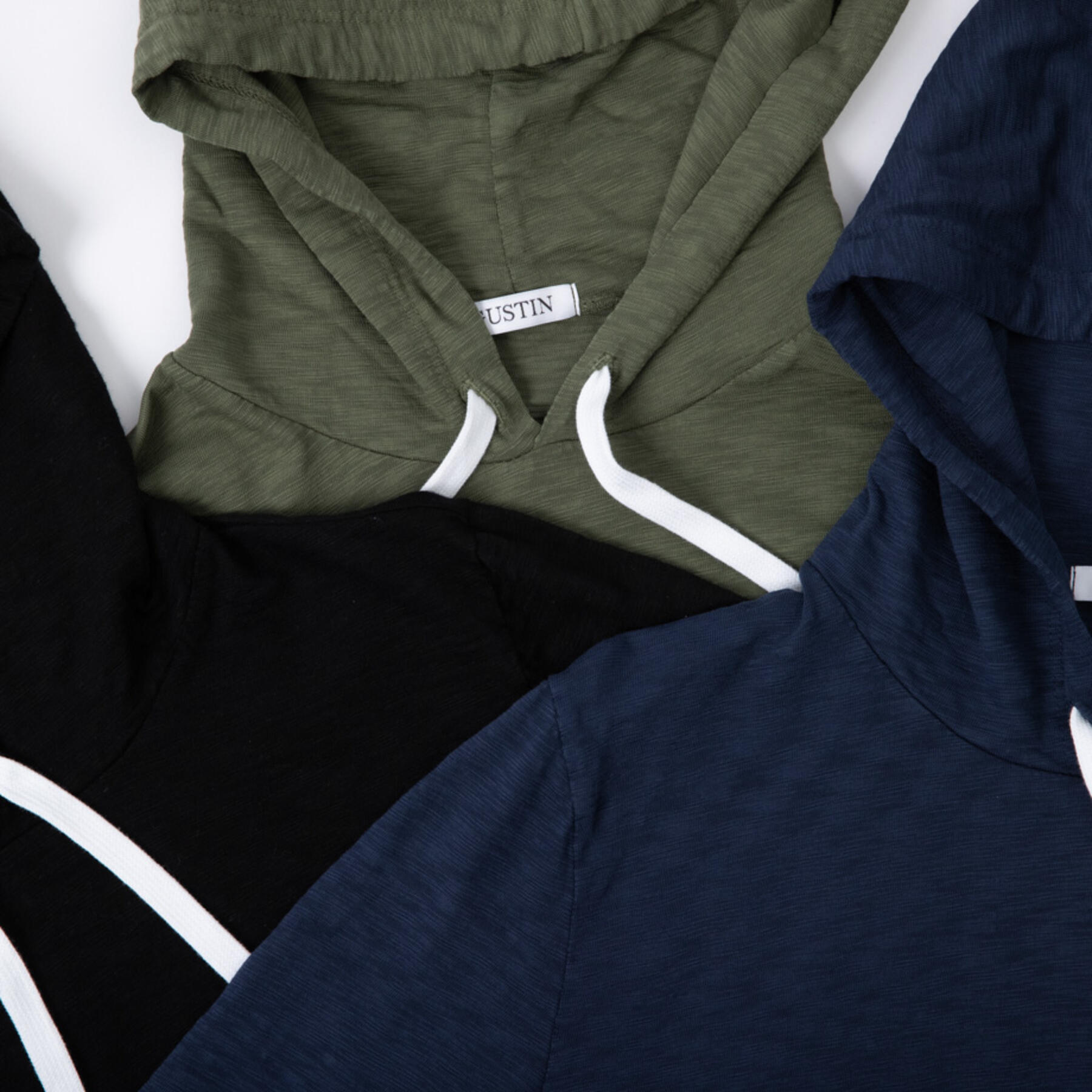 gustin big slub hoodie 3 pack