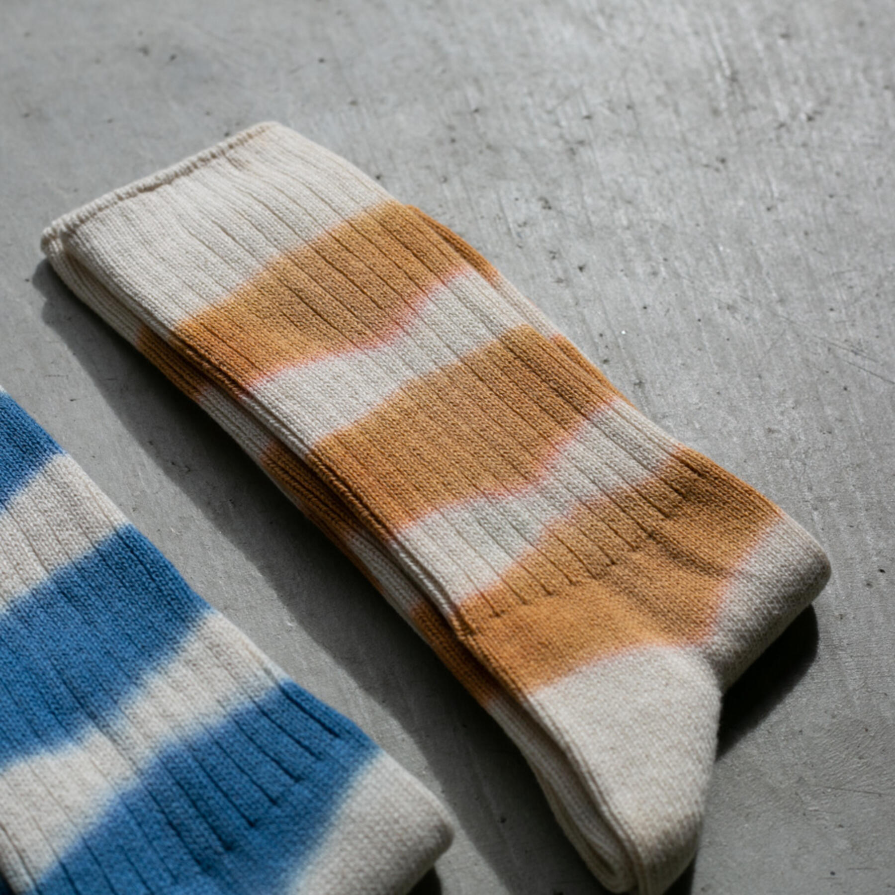 gustin japan stripe dye socks 3 pack