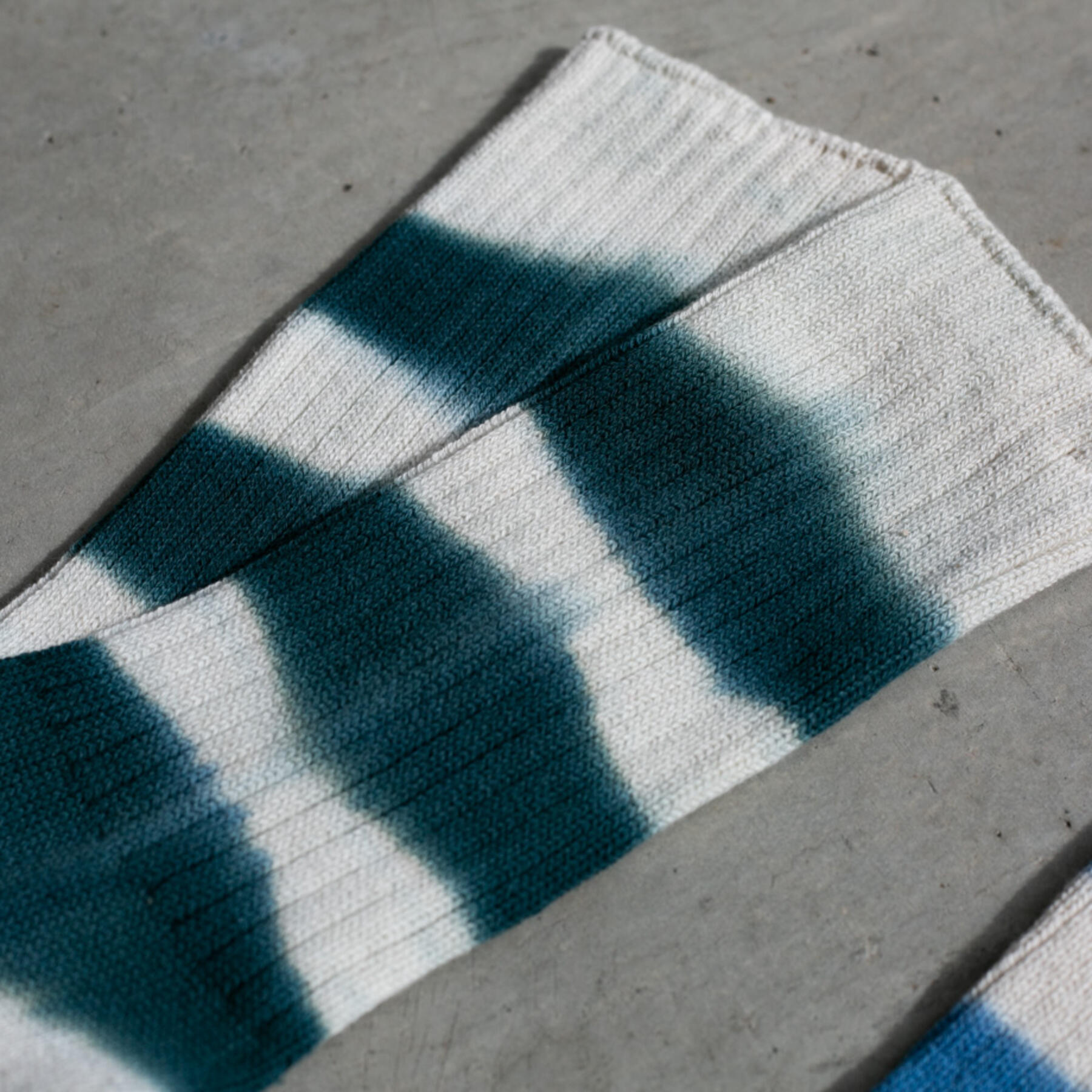 gustin japan stripe dye socks 3 pack