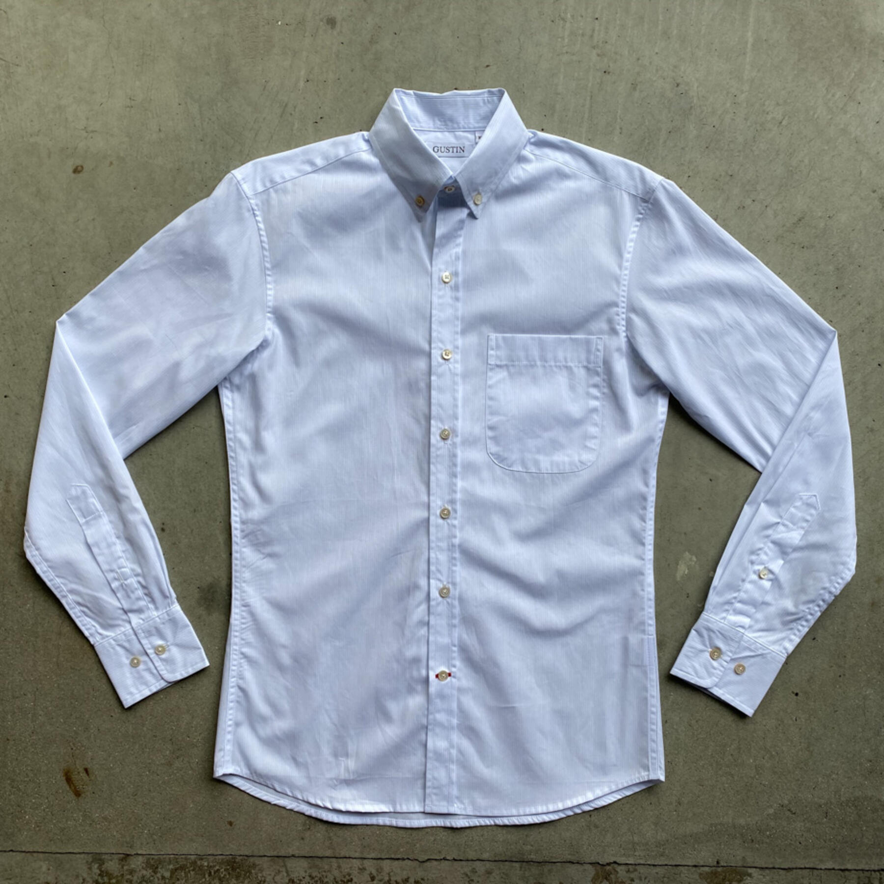 gustin #718 whitexsky pinstripe