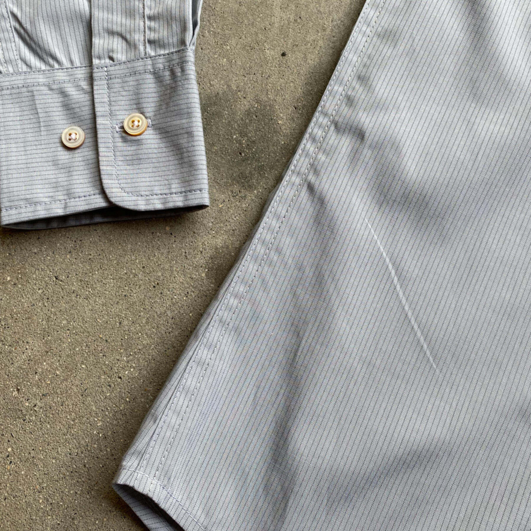 gustin #717 slatexolive pinstripe