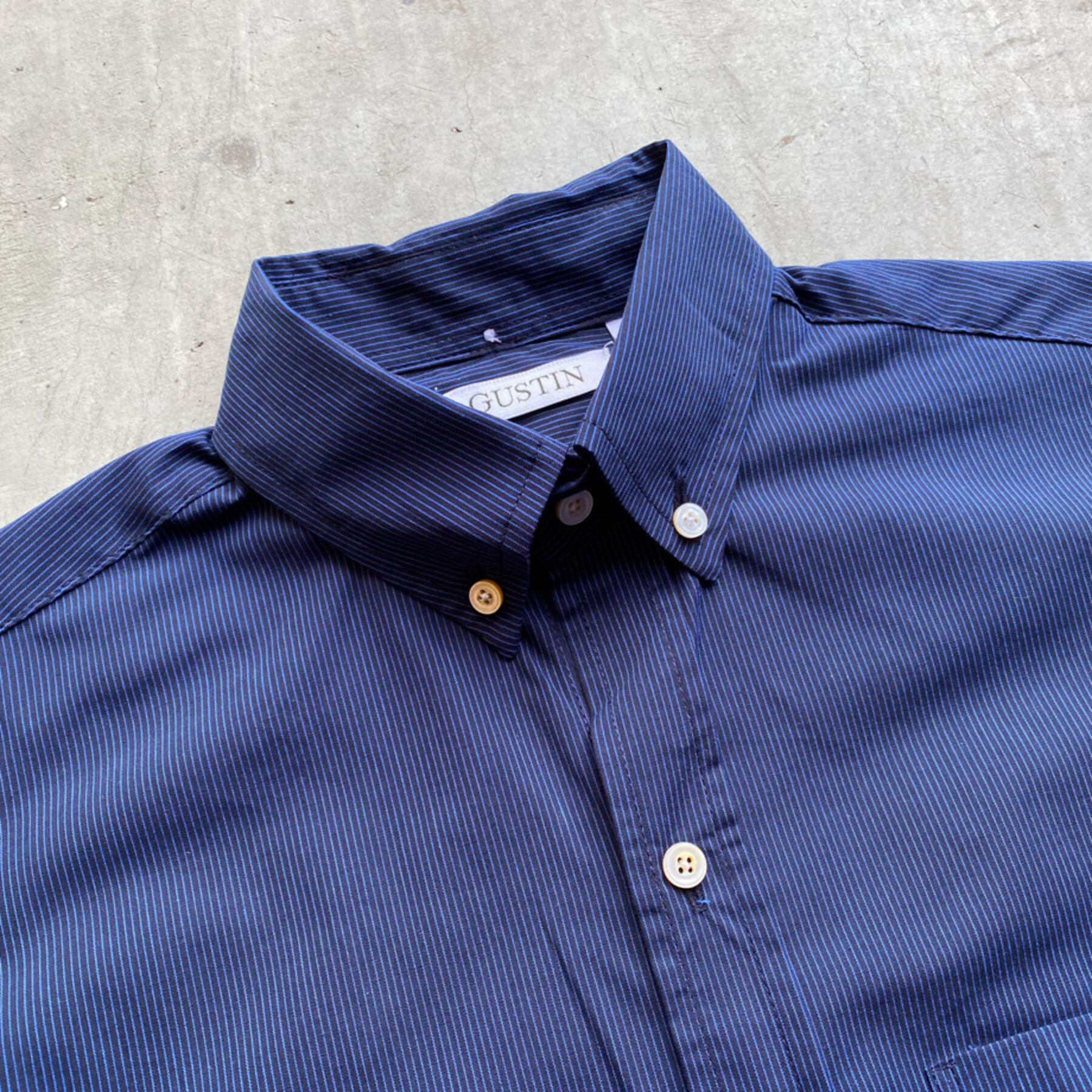 gustin #716 navyxcobalt pinstripe