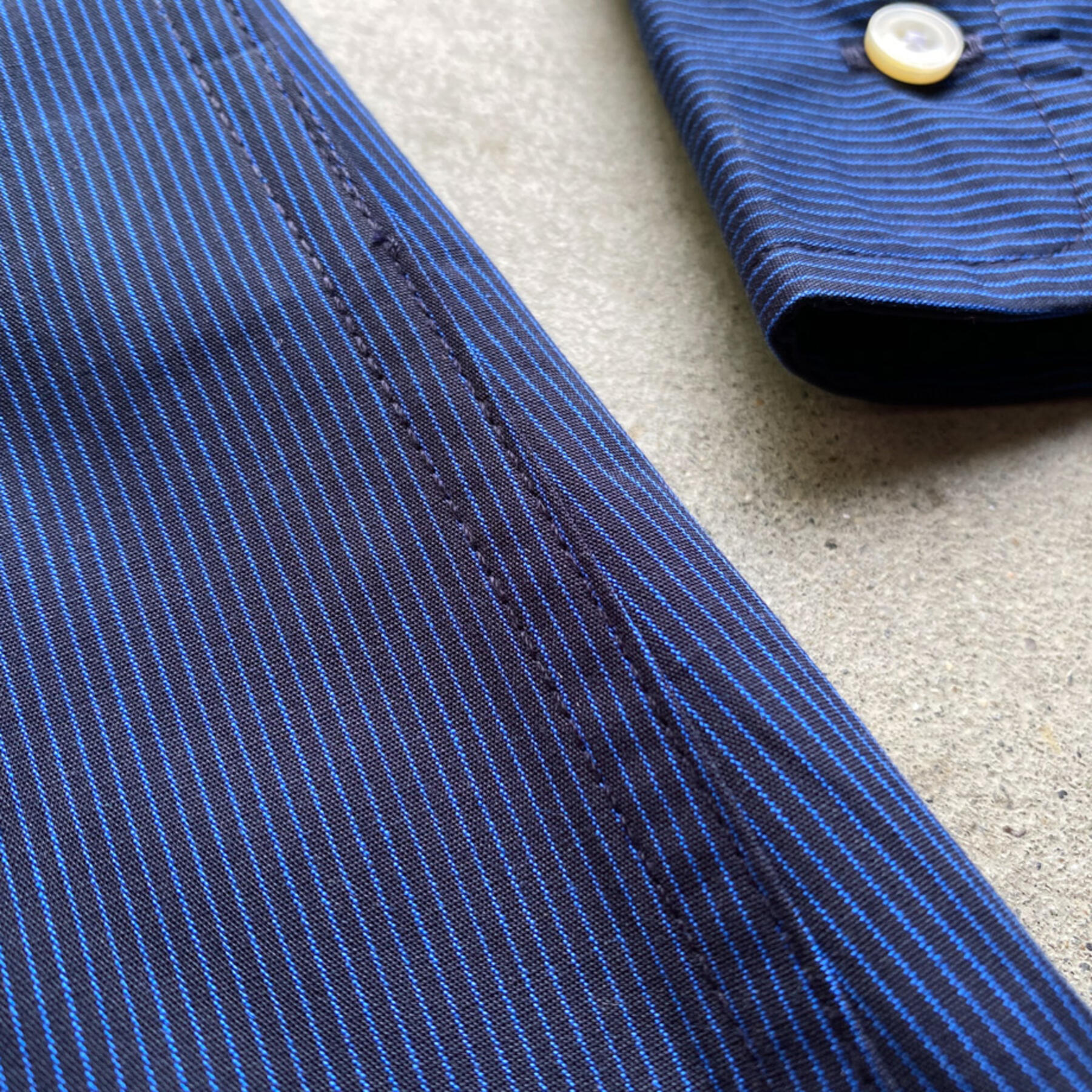 gustin #716 navyxcobalt pinstripe