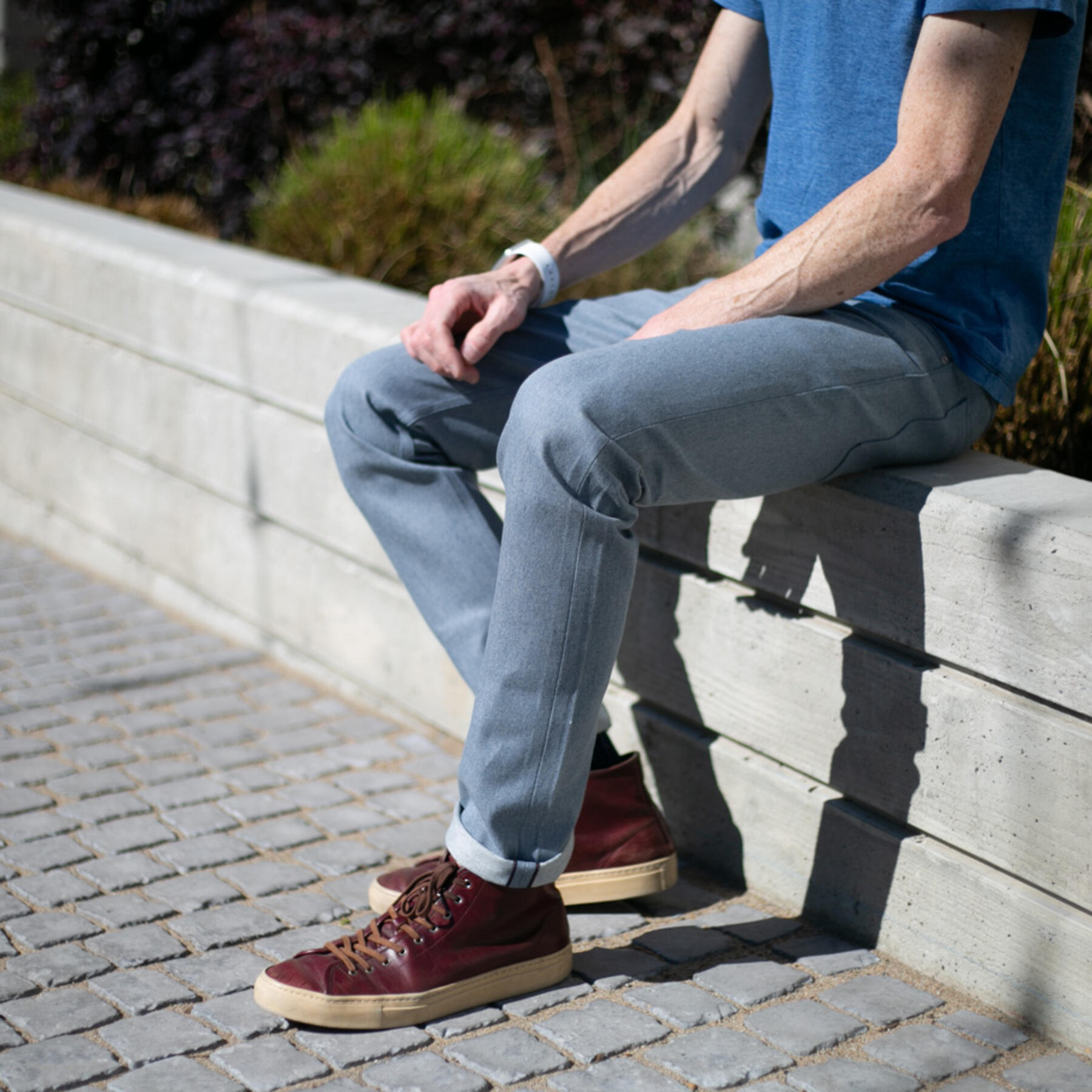 gustin #468 heather smooth selvedge