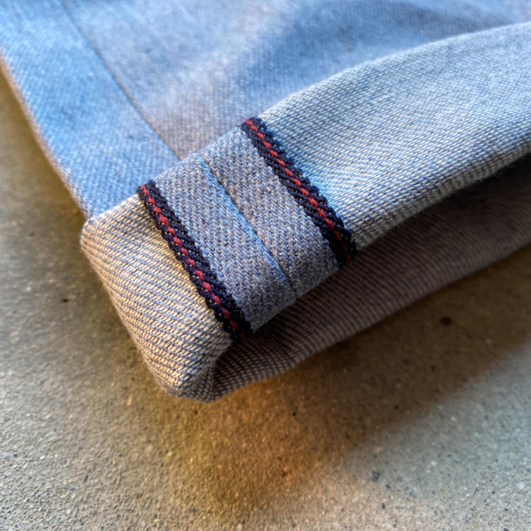 gustin #468 heather smooth selvedge