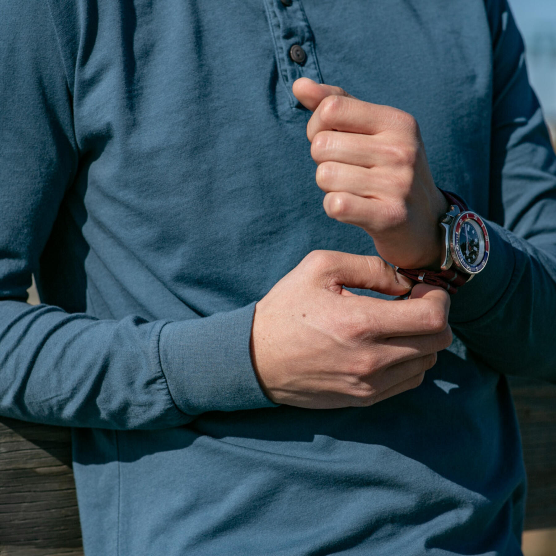gustin henley - vintage blue