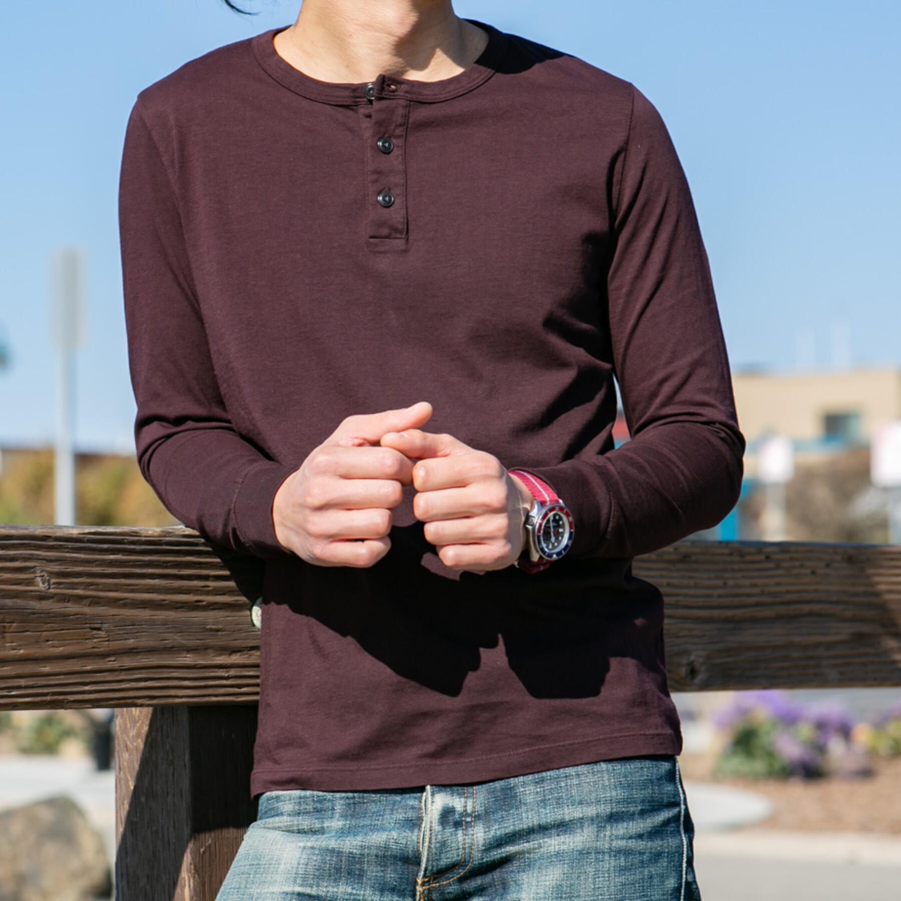 gustin henley 3 pack (oxblood, army, concrete)