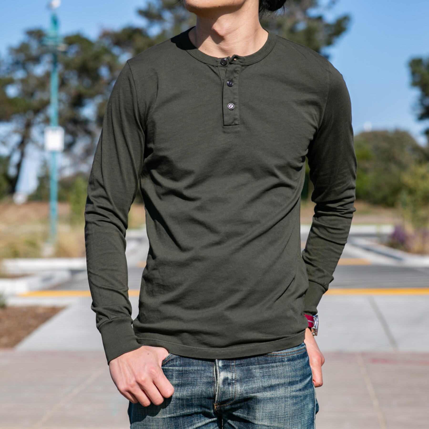 gustin henley 3 pack (oxblood, army, concrete)