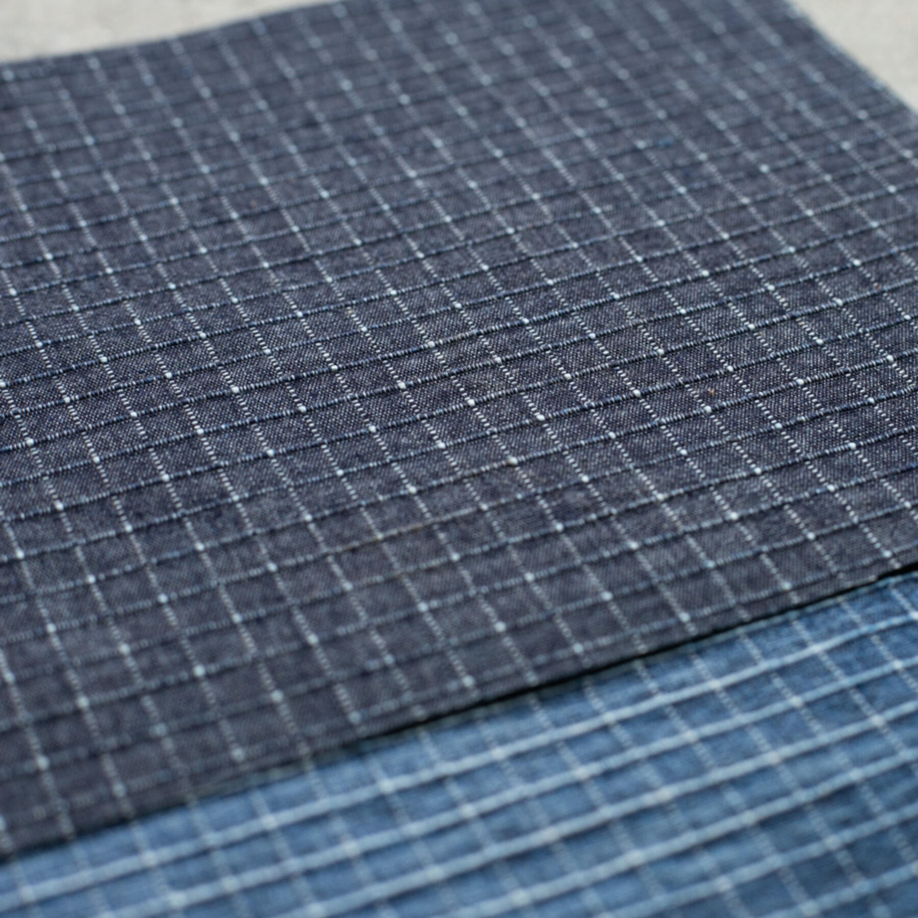 gustin indigo dye ripstop canvas field jacket