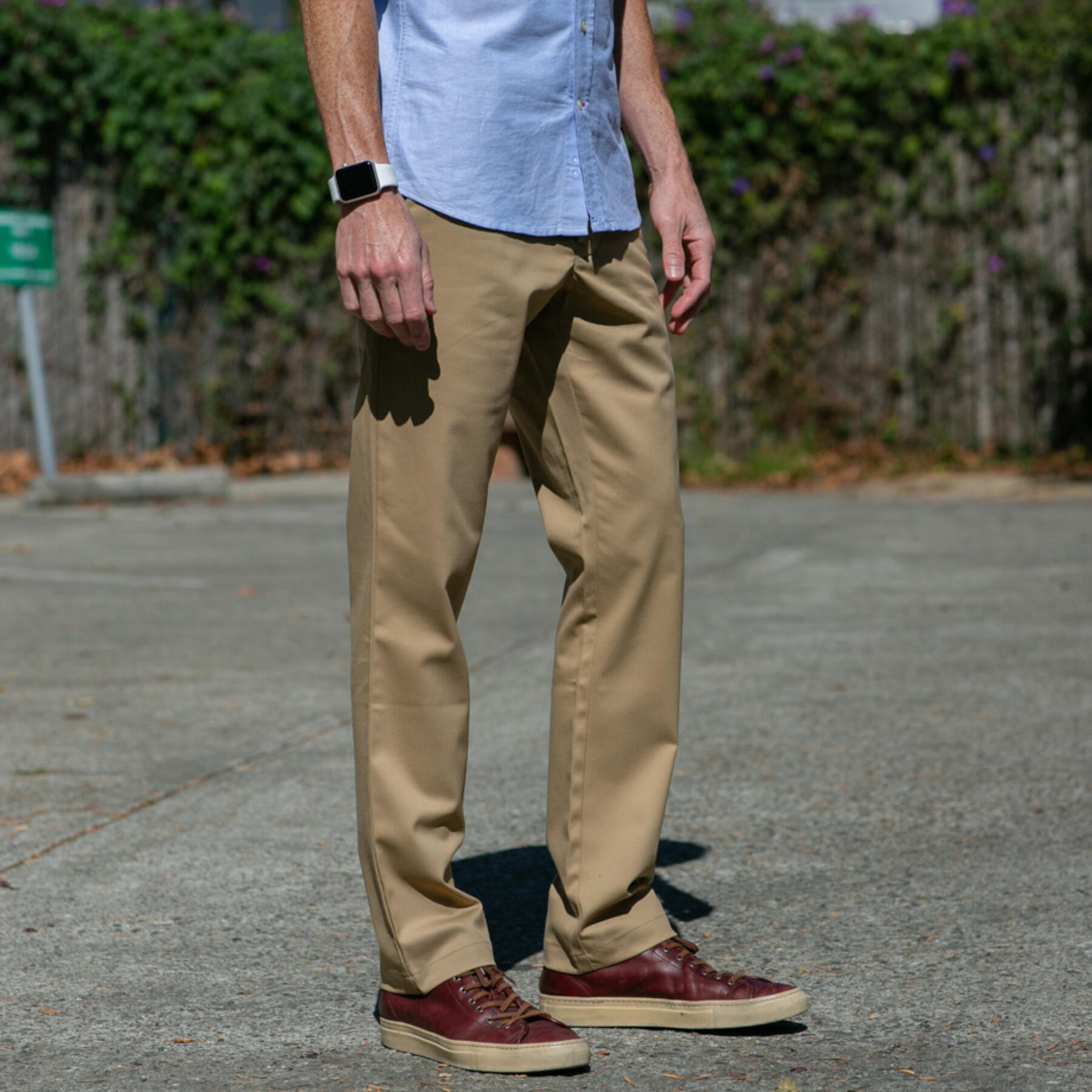 gustin #205 superfine gold khaki chinos