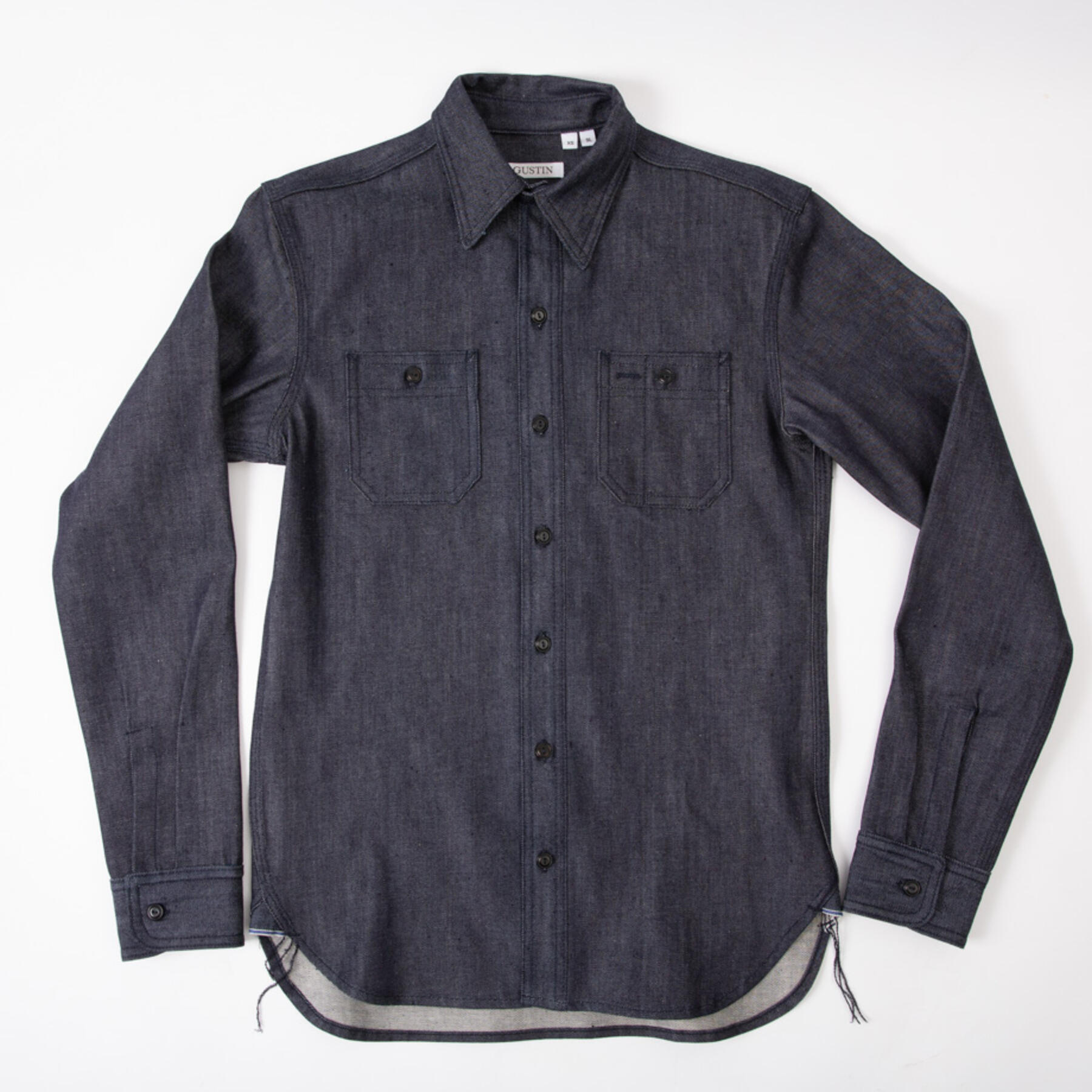 gustin #39 italy blue selvedge workshirt
