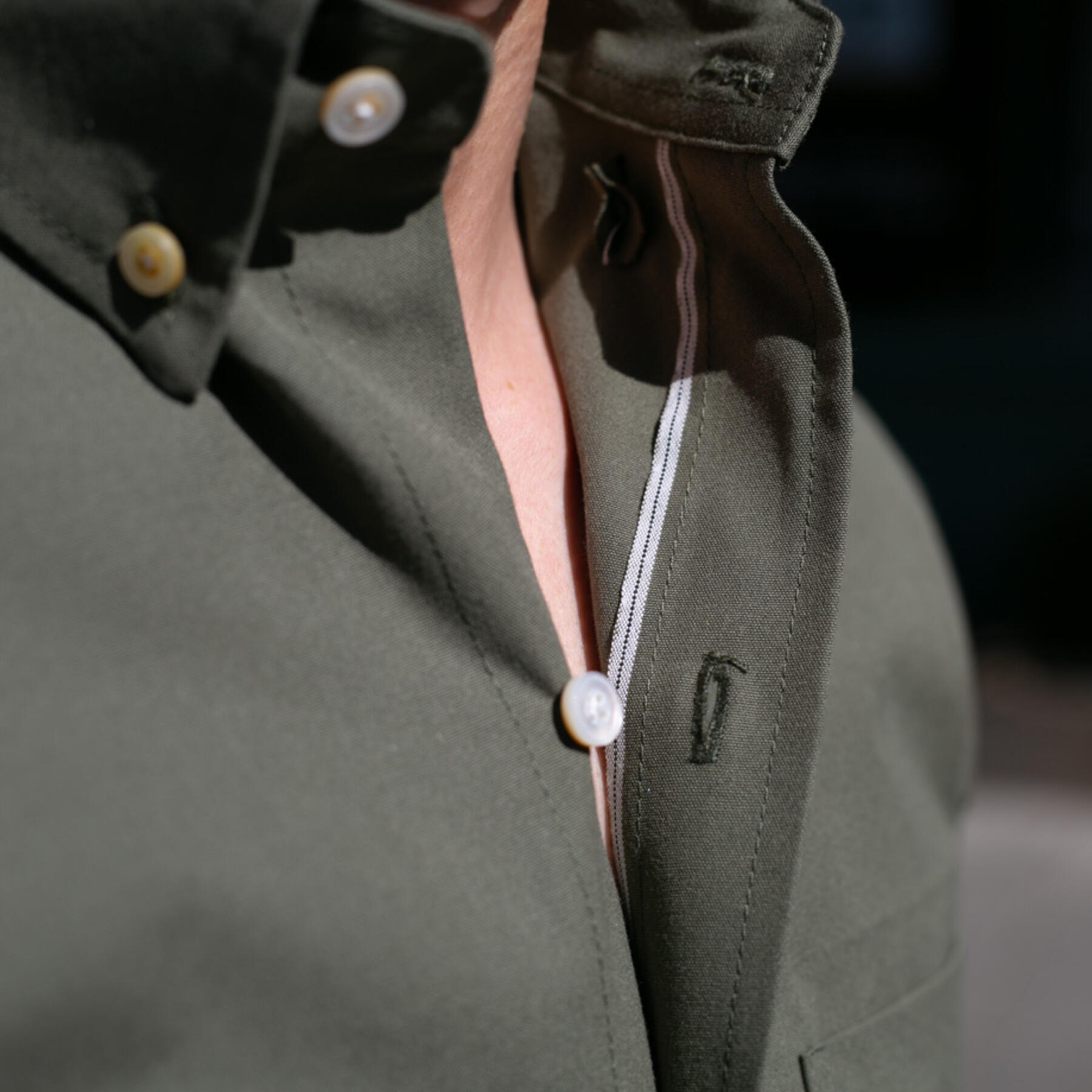 gustin #724 selvedge canvas - olive drab