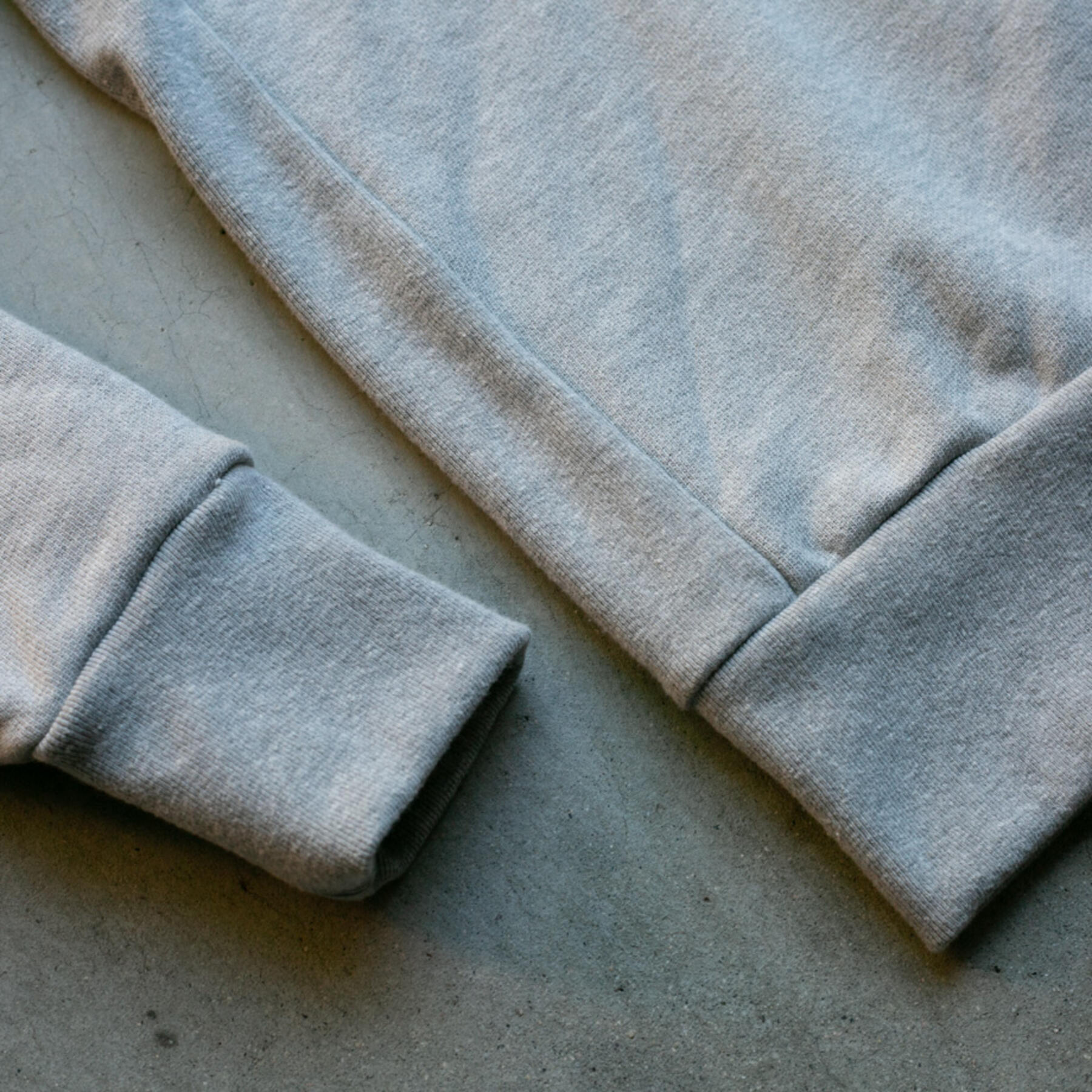 gustin shawl collar french terry - heather grey