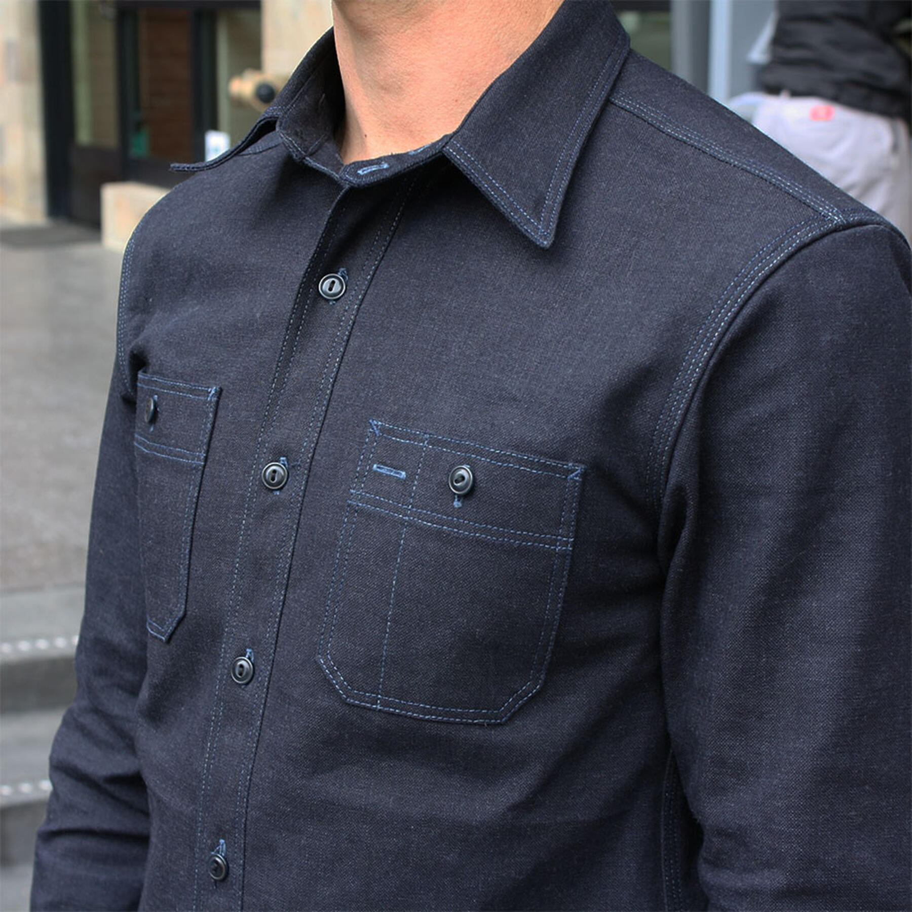 gustin #17 cone food tray workshirt
