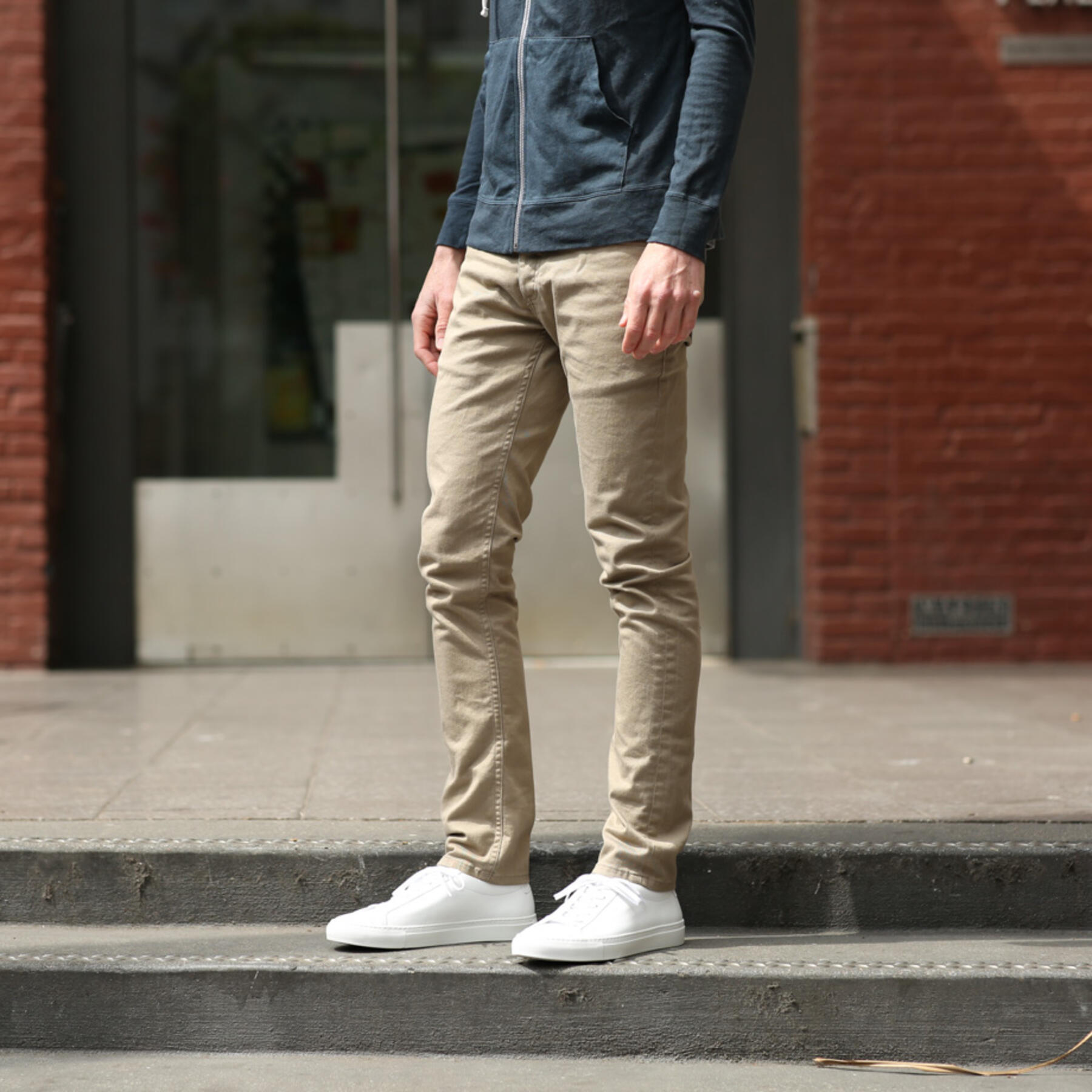gustin #3 american stretch twill 5 pocket - khaki